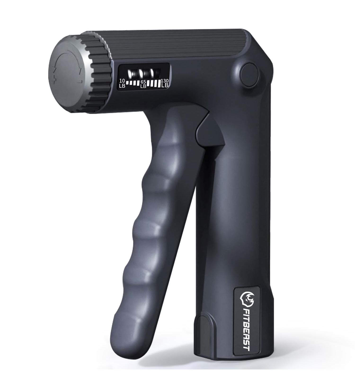 FitBeast Hand Grip - Strength Trainer for Muscle Building | Durable Black Fitness Tool for Enhanced Grip & Strength | International Shipping Available - Buy Online on GoSupps.com