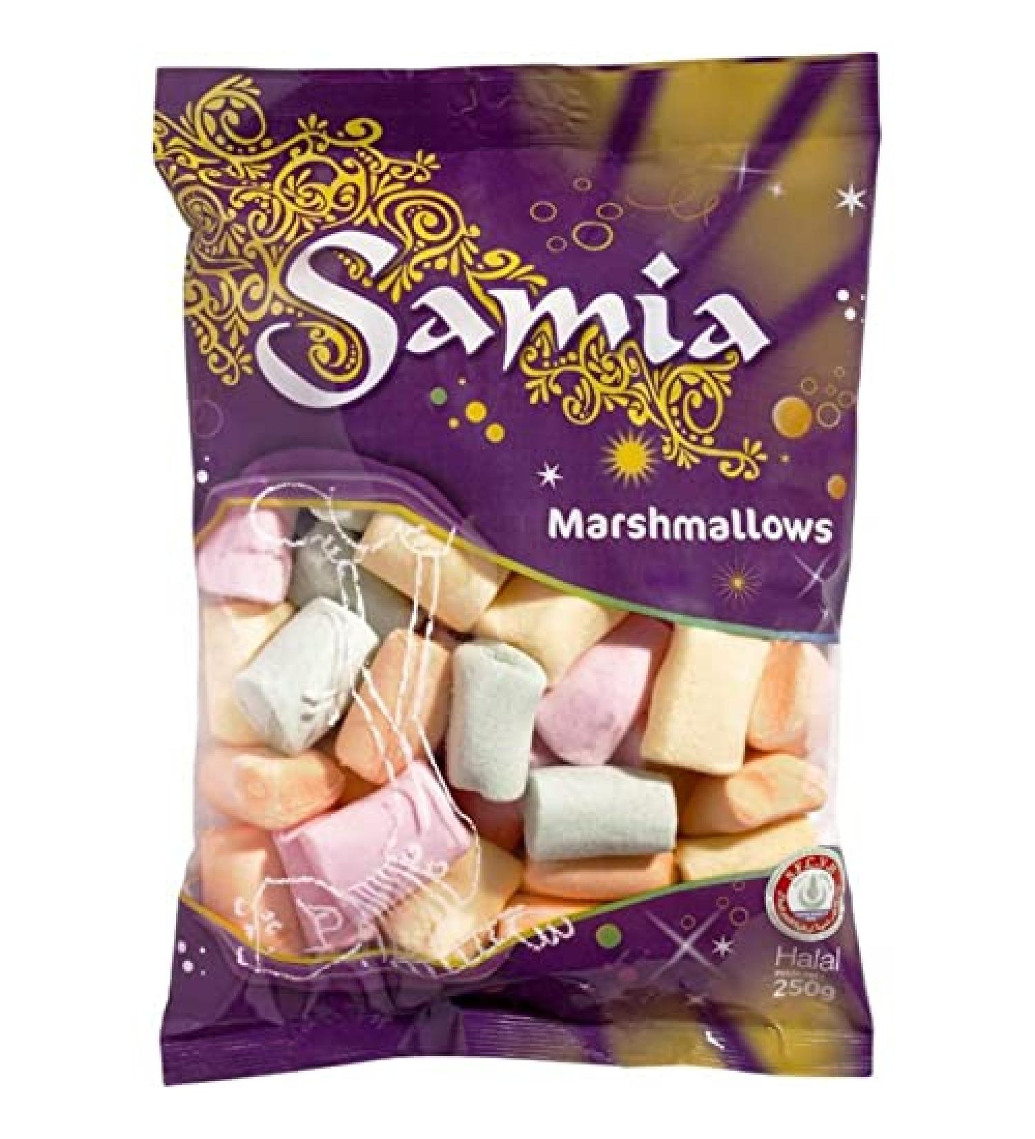 Samia Marshmallows Halal 250g (Pack of 4)