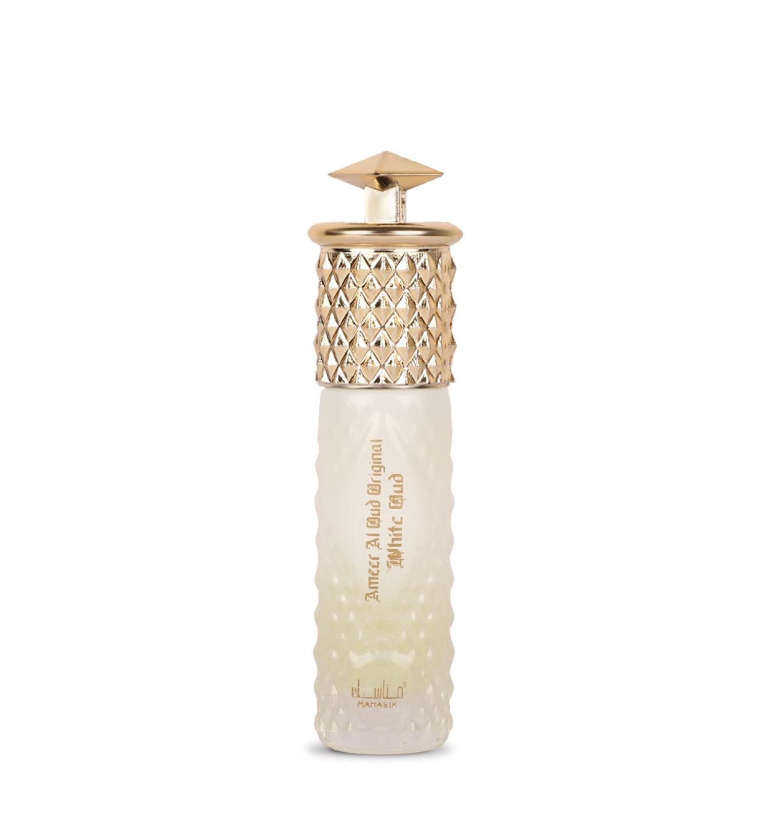 Ameer Al Oud Original White Oud Premium Attar Floral Aromatic & Woody Soothing Fragrance Long Lasting Roll on Itra For Men 6ml - Buy Online on GoSupps.com