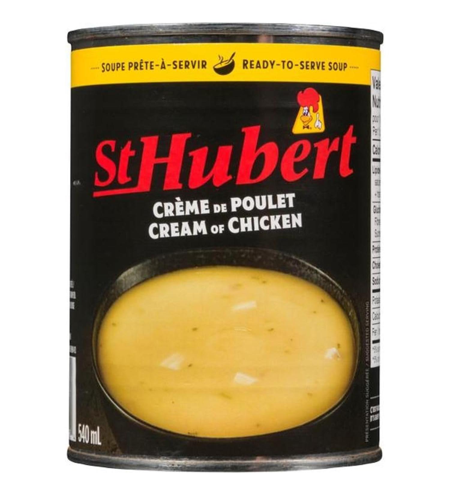 St-Hubert Soup Chicken Cream 540 Milliliter - 24 per case.