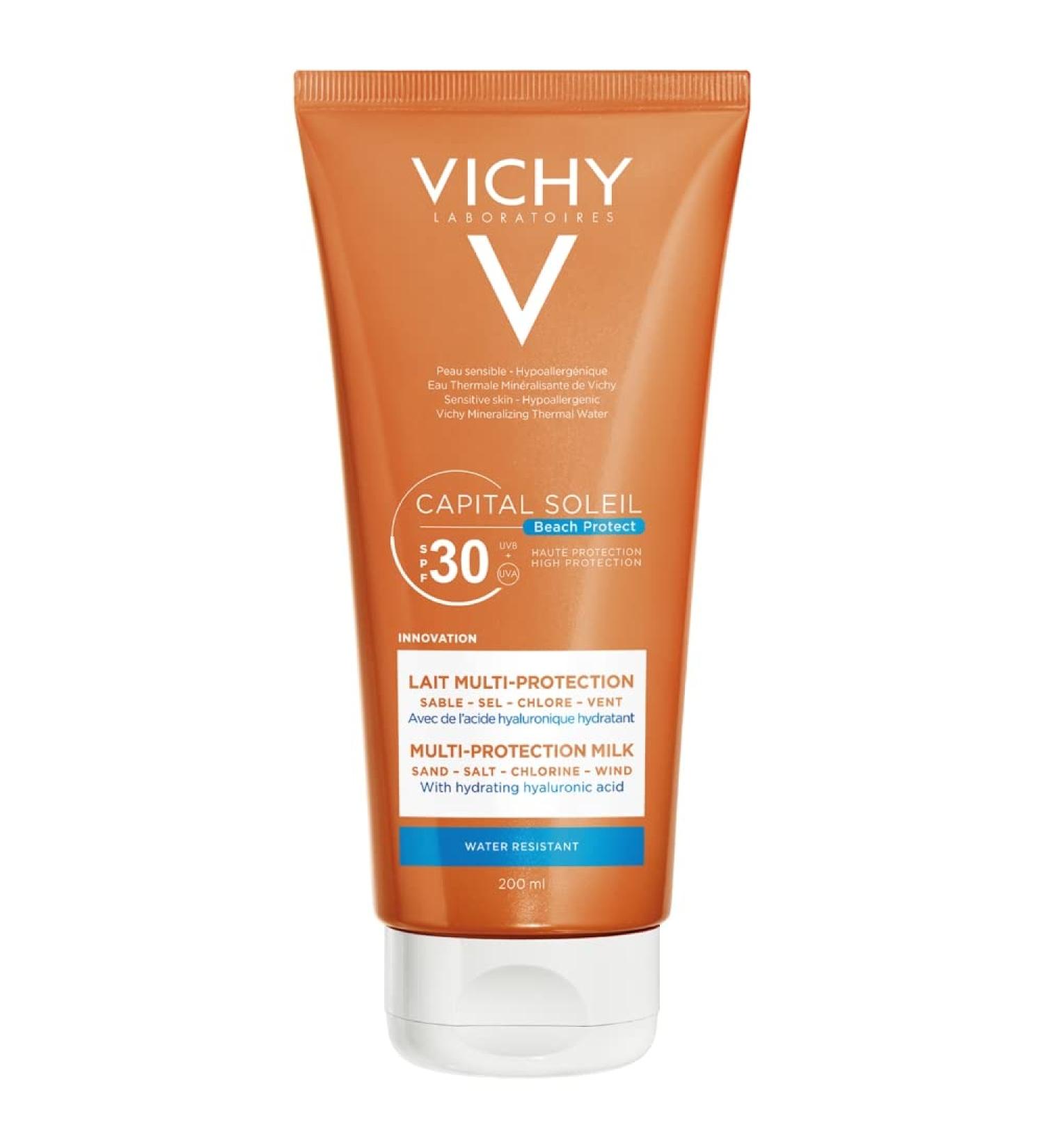 VICHY Facial Sun Cream 200 ml - SPF Protection for All Skin Types | Buy Internationally - Buy Online on GoSupps.com
