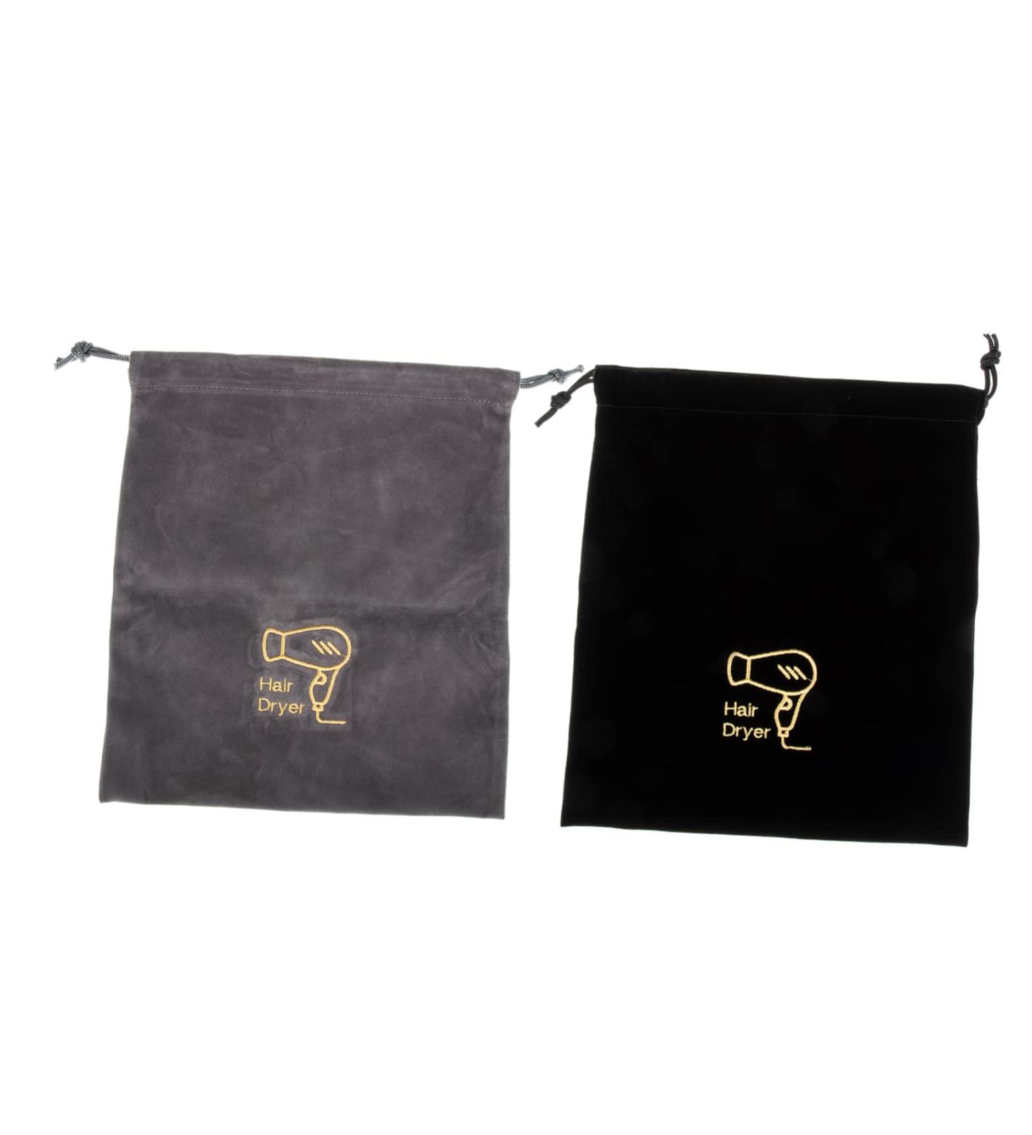 FOYTOKI Drawstring Toiletry Bag 2pcs Hair Dryer Bag Travel Hair Dryer Hotel Drawstring Bag Organizer Bag Velvet Bag Modeling - Buy Online on GoSupps.com