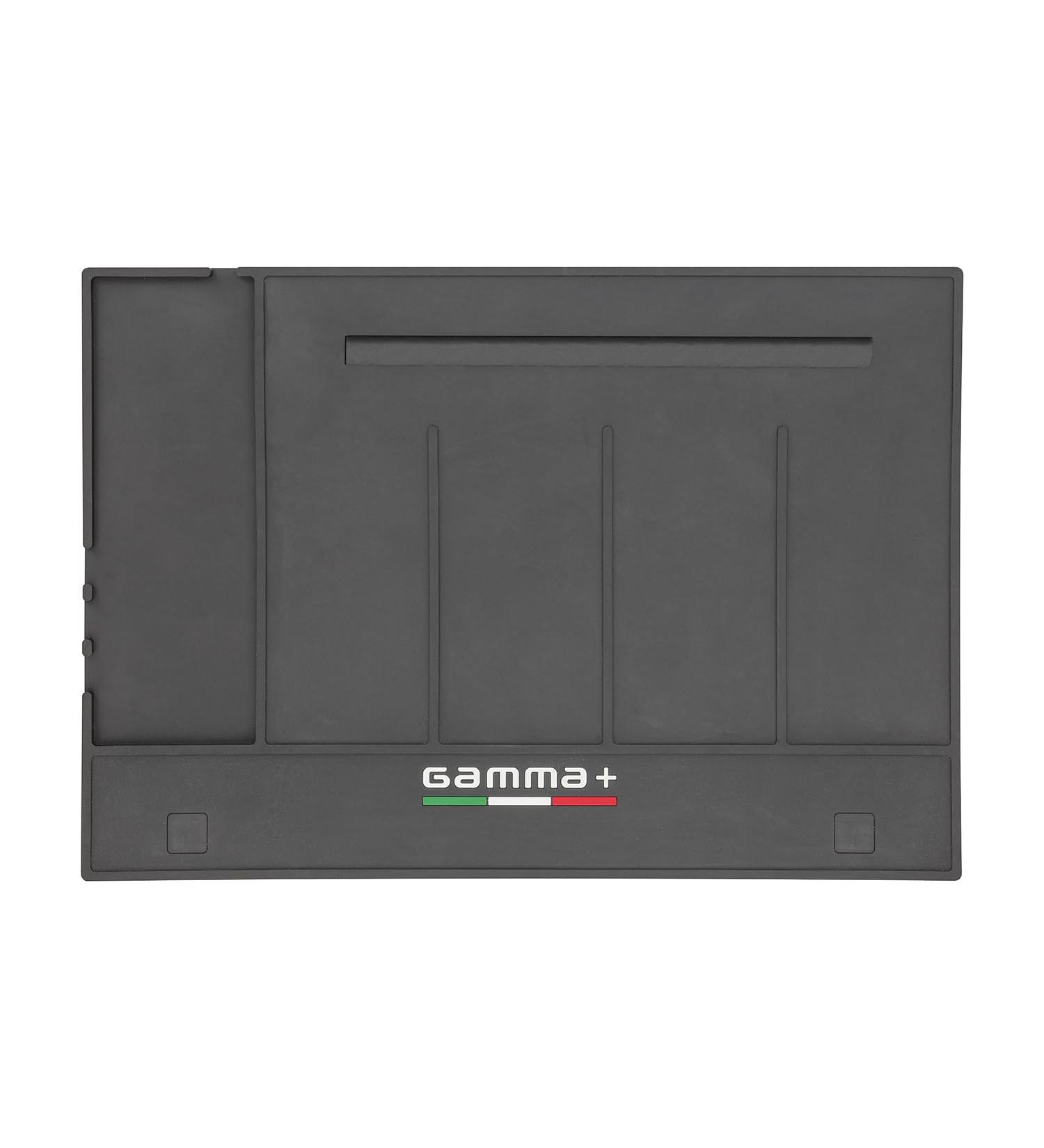 Gamma+ Magnetic Mat for Clippers & Trimmers | Non-Slip Organizer for Hairdressers | 4 Compartment Water & Heat Resistant - Buy Online on GoSupps.com