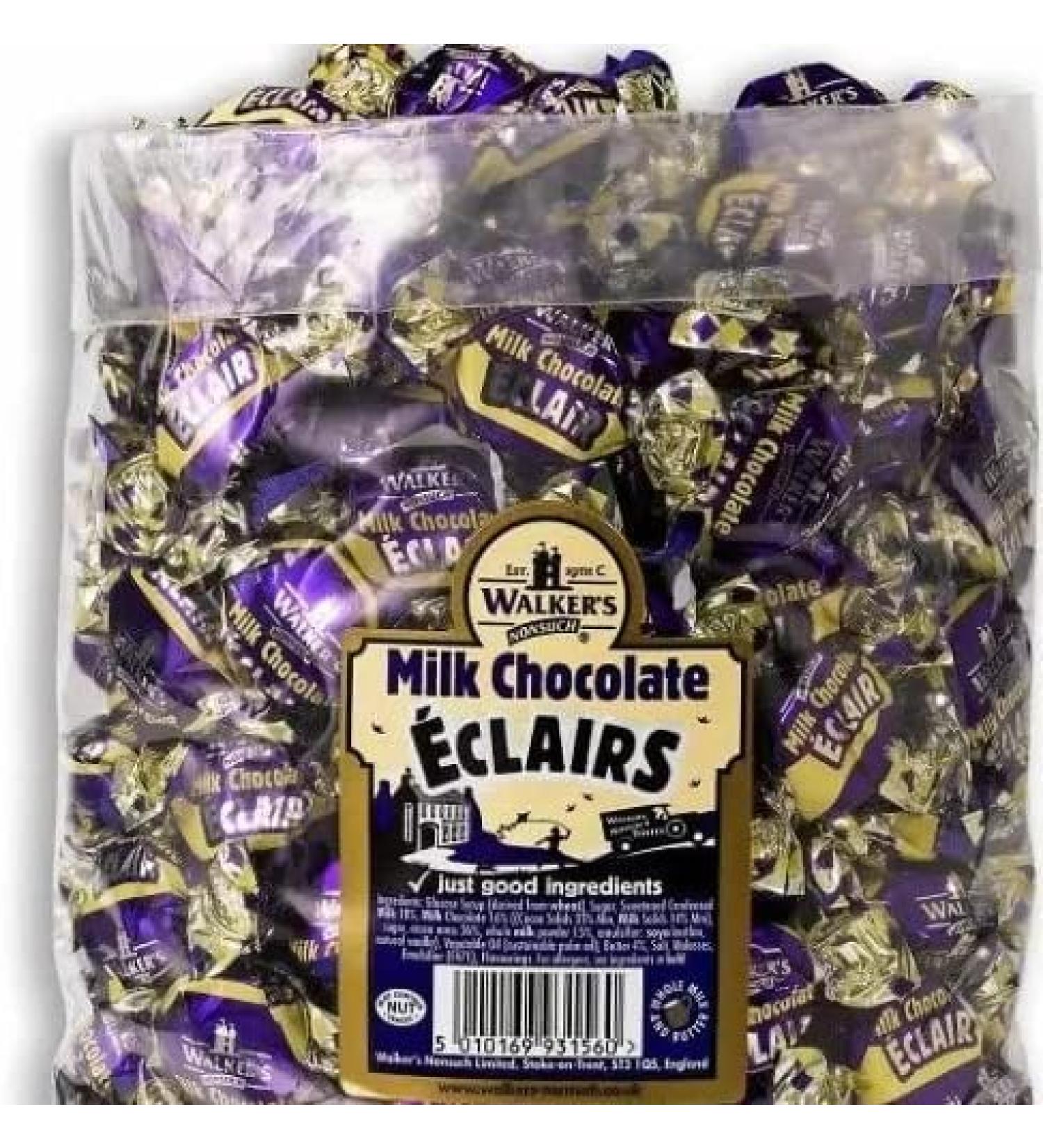 Walkers Milk Chocolate Eclairs 250g Delicious Tasty And Twisty Treat Gift Hamper For Birthday Christmas Sold By Kidzbuzz - Buy Online on GoSupps.com