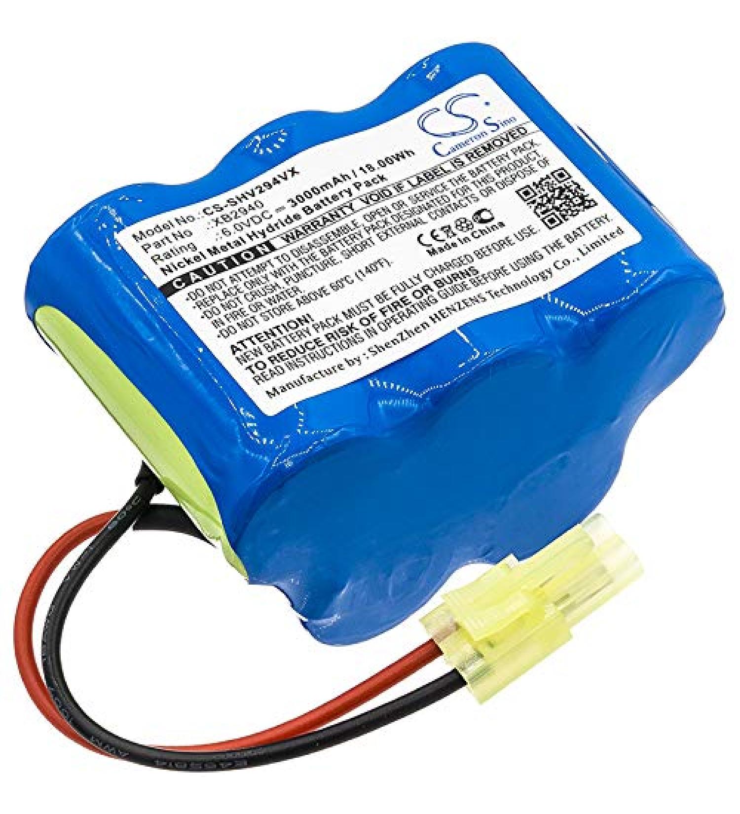 Buy 6.0V 3000mAh XB2940 Battery Replacement for V1940 V2940C V2940 V2940CFS - Fast International Shipping - Buy Online on GoSupps.com