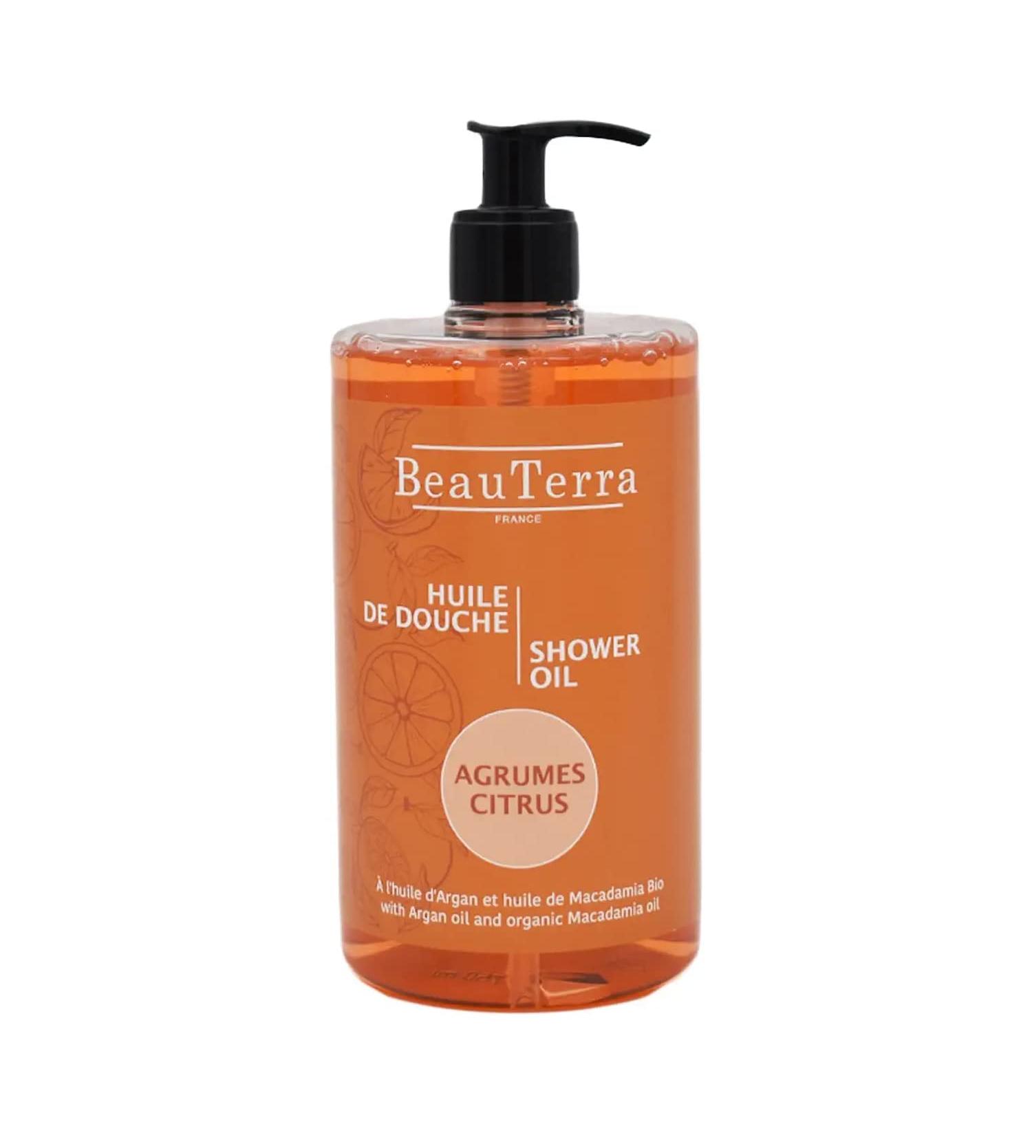 Buy 750ml Citrus Shower Oil - Soap-Free with Argan & Organic Macadamia - International Shipping - Buy Online on GoSupps.com