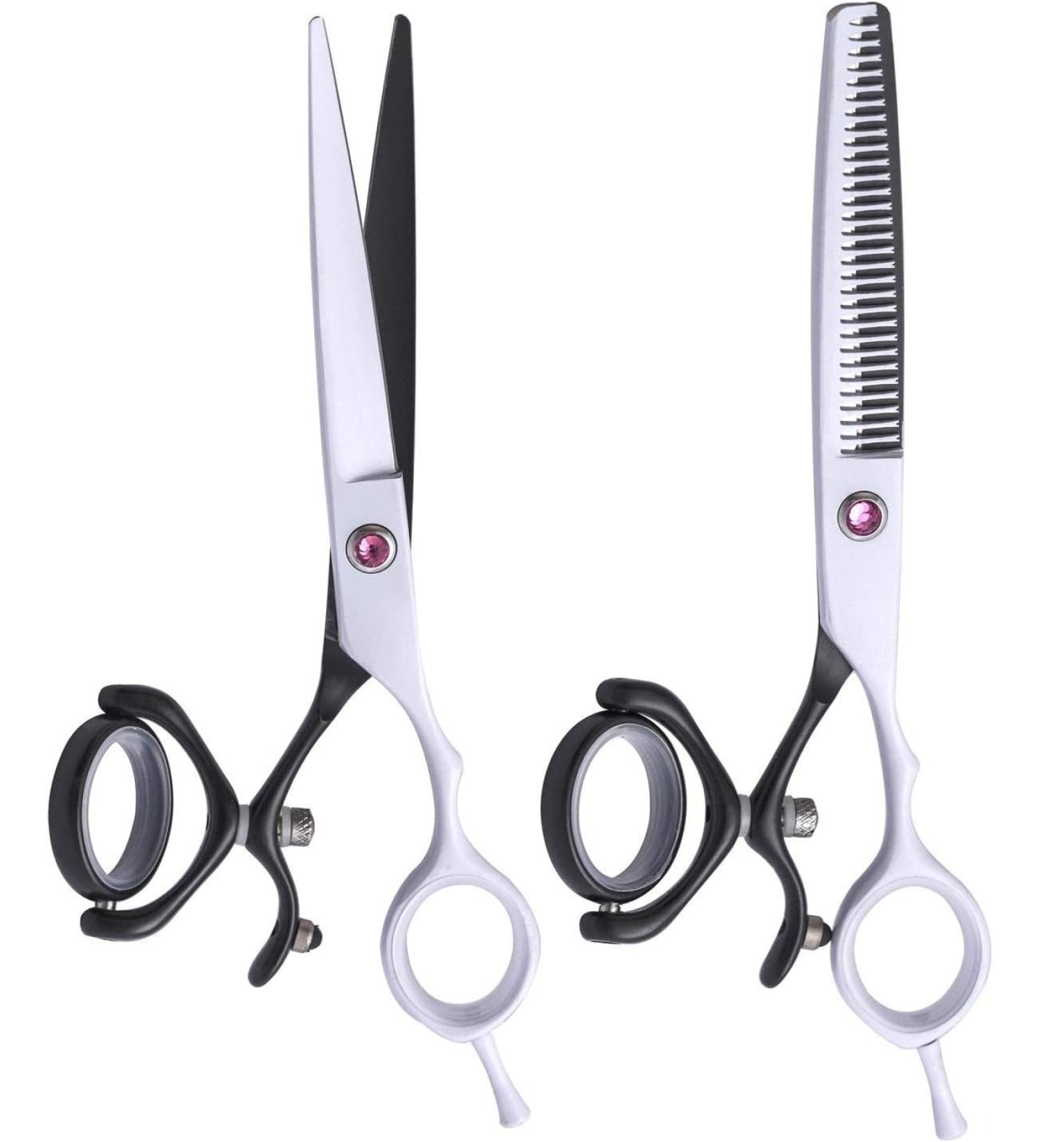 Professional Hairdressing Scissors Set 6.0 Inch Stainless Steel Hair Cutting & Thinning Scissors for Salon Quality Results International Shipping Available - Buy Online on GoSupps.com
