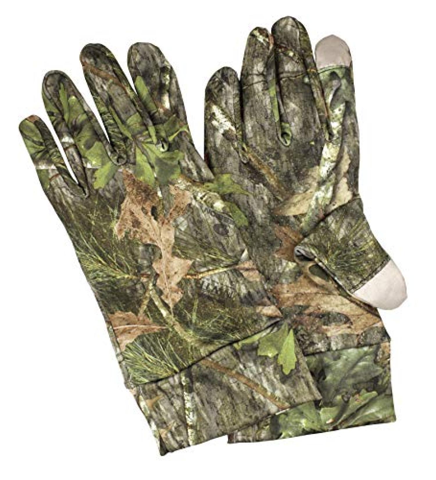 The Grind Mossy Oak Obsession Turkey Gloves, Lightweight Touchscreen Compatible Camo Gloves for Turkey Hunting
