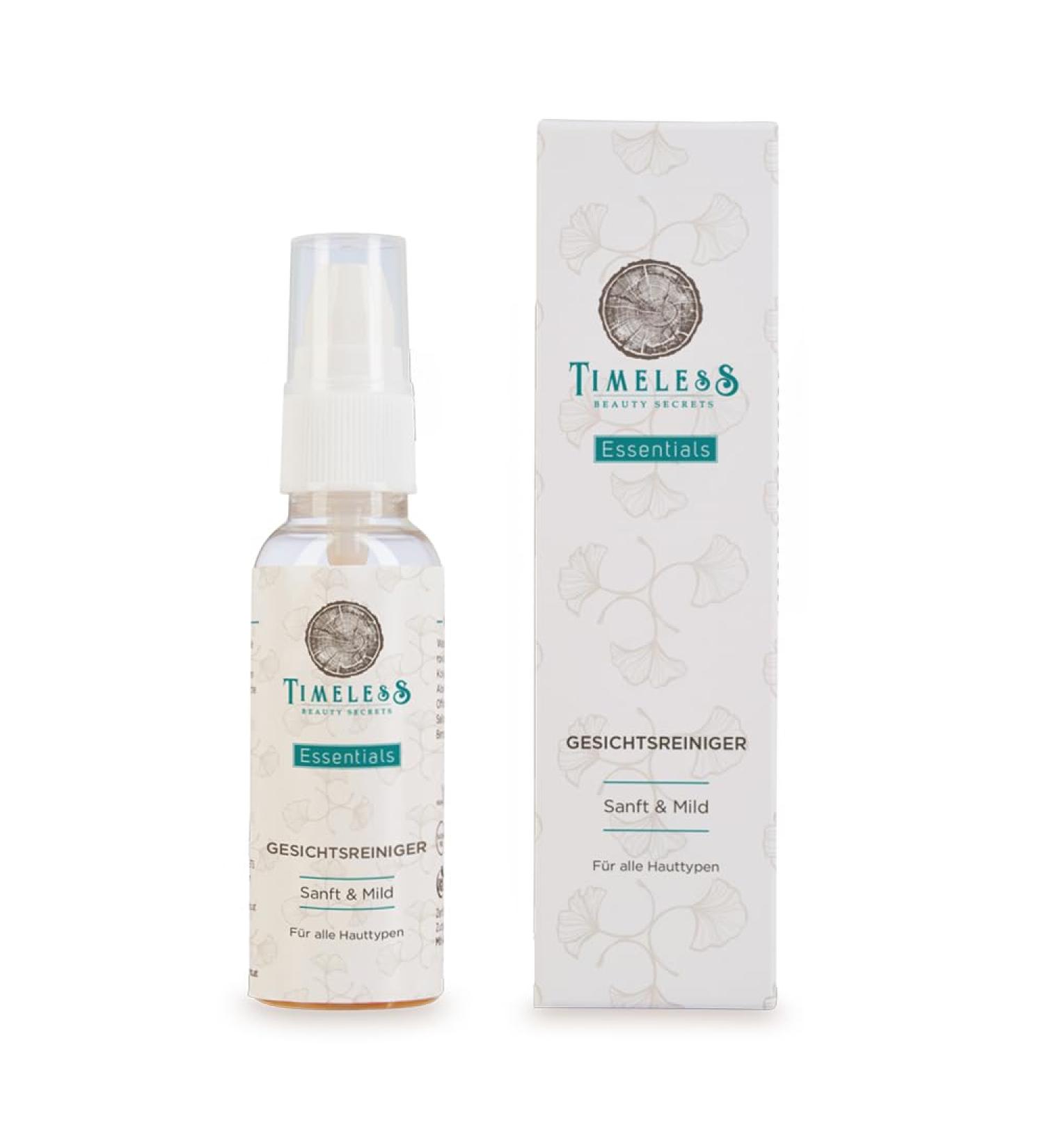 Essentials facial cleanser removes dirt makeup residue and sebum moisturizing radiant skin Timeless Beauty Secrets 50 ml 50 ml 1er Pack 500 - Buy Online on GoSupps.com