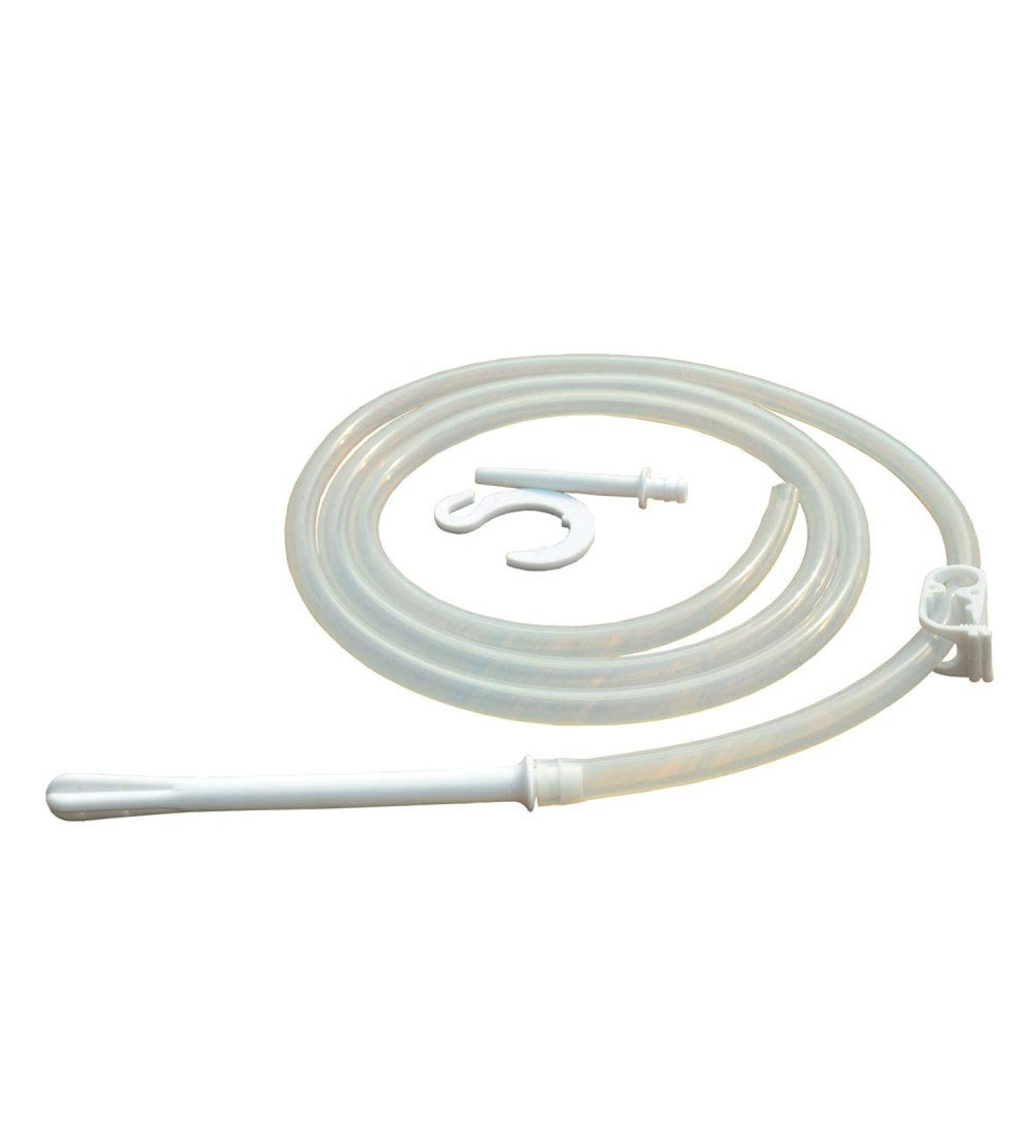 Platinum Cured Silicone Tube & Nozzle Set for 2 Quart & 1.5 Quart Stainless Steel Enema Can - High-Quality Enema Accessories - Buy Online on GoSupps.com