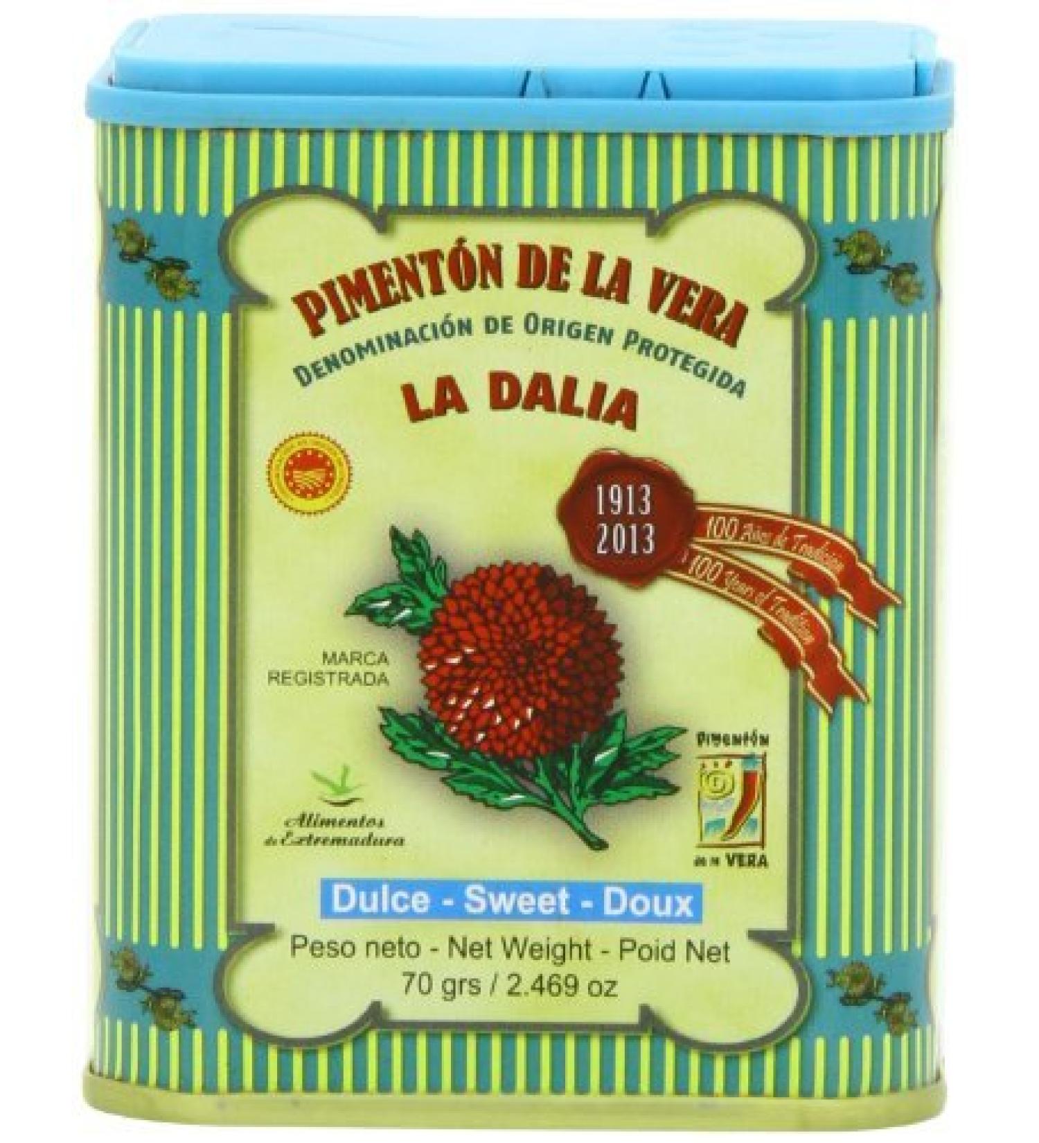 La Dalia Sweet Smoked Paprika 2.469 Oz - Authentic Spanish Spice - Buy Online on GoSupps.com