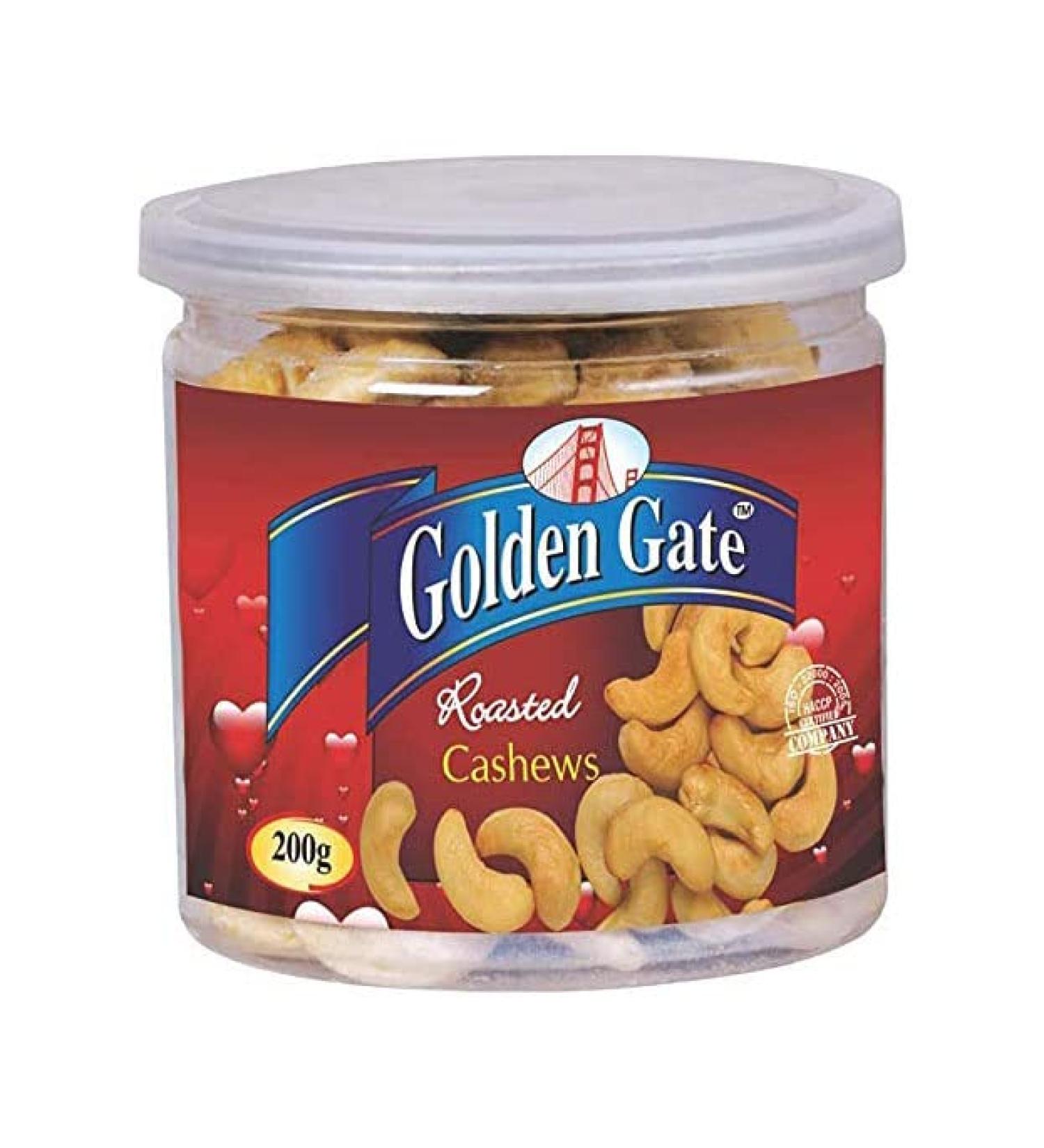 Golden Gate 100% Natural Roasted Cashews 200g