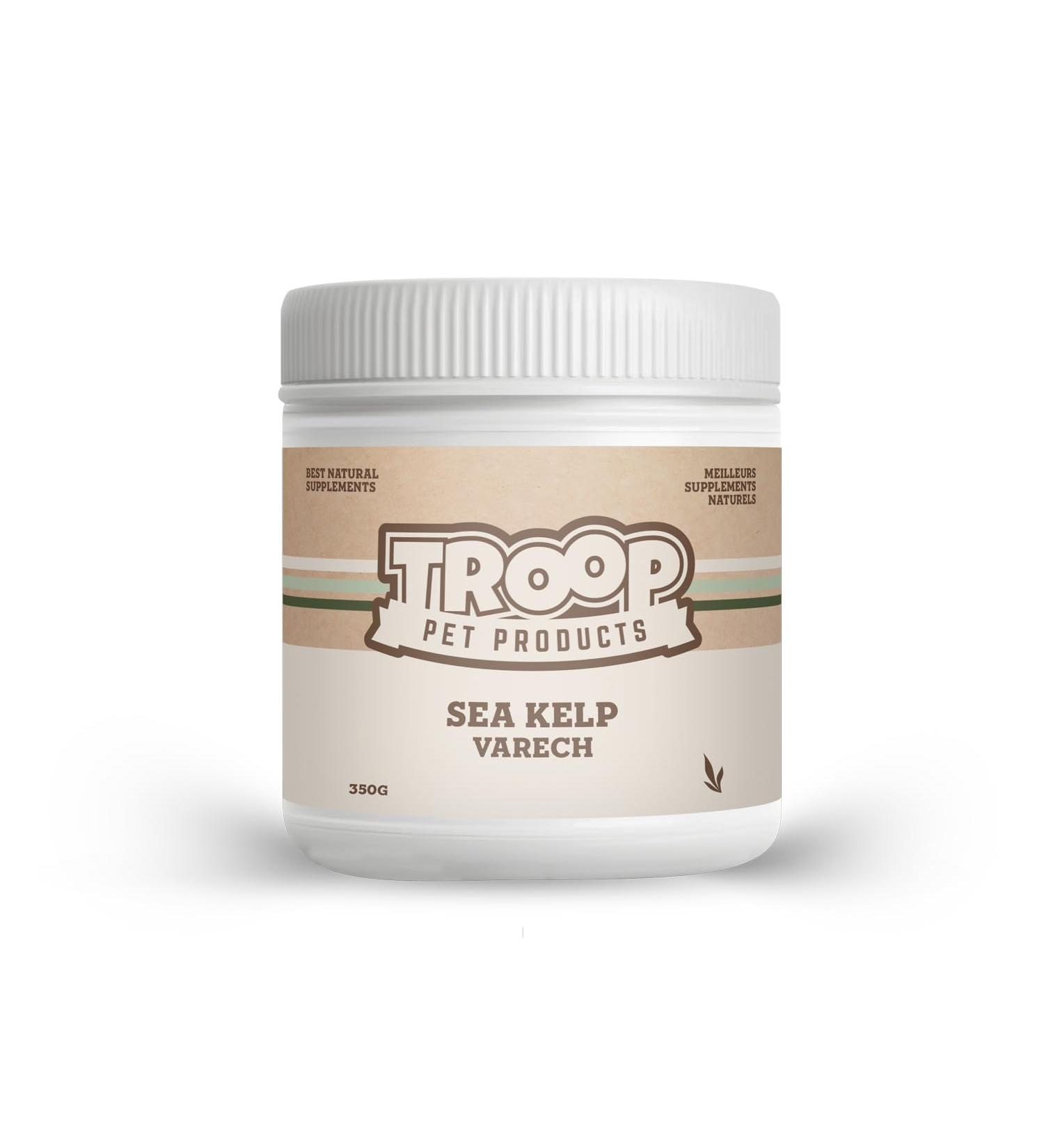 Troop Pet Products Sea Kelp Fully Natural Single Ingredient Digestive Supplement (350g) - Buy Online on GoSupps.com