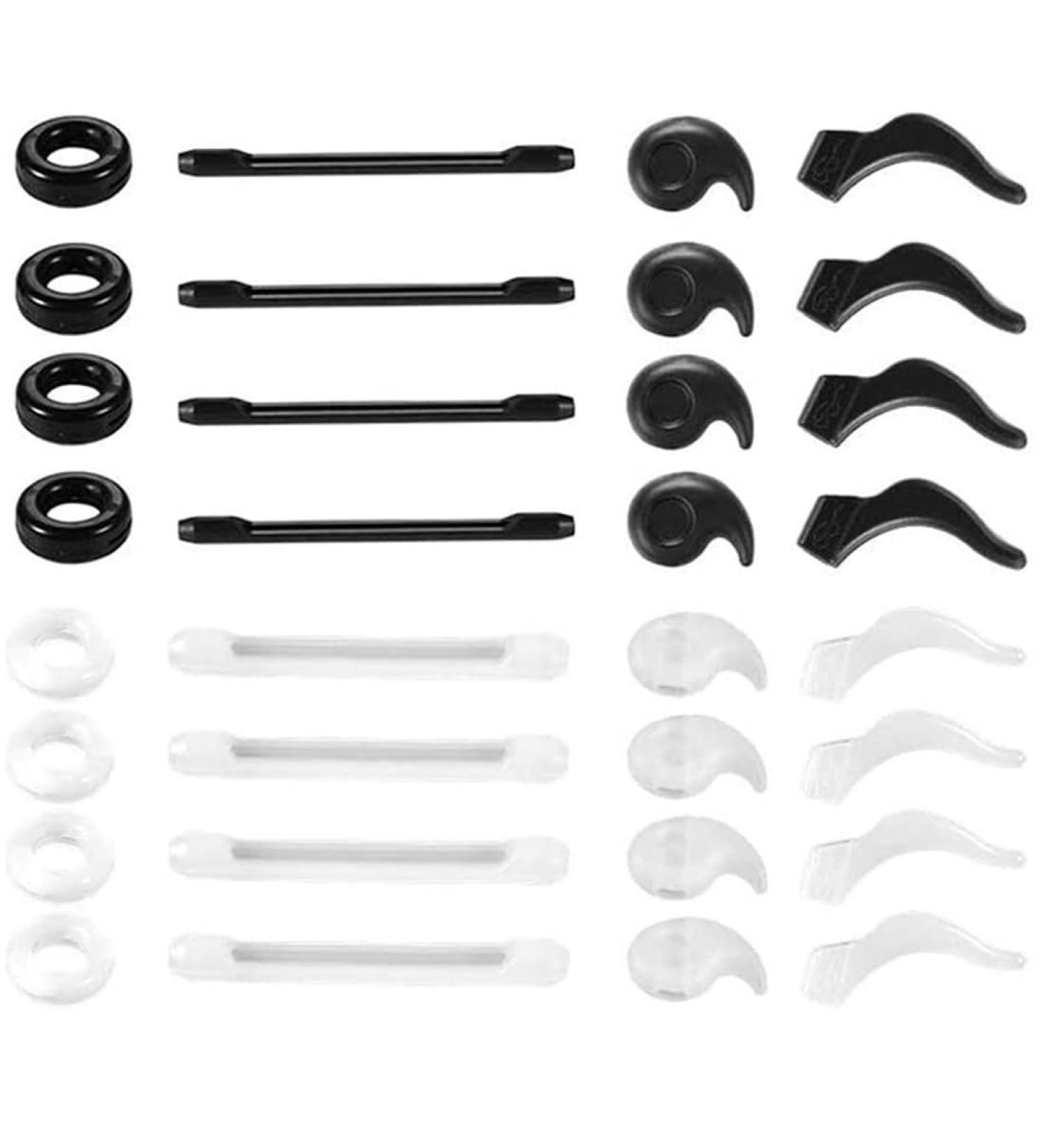 Jocxzi Silicone Anti-Slip Covers for Glasses - 4 Pairs of Holders & 10 Pairs of Nasal Pads for Sunglasses & Reading Glasses - Buy Online on GoSupps.com