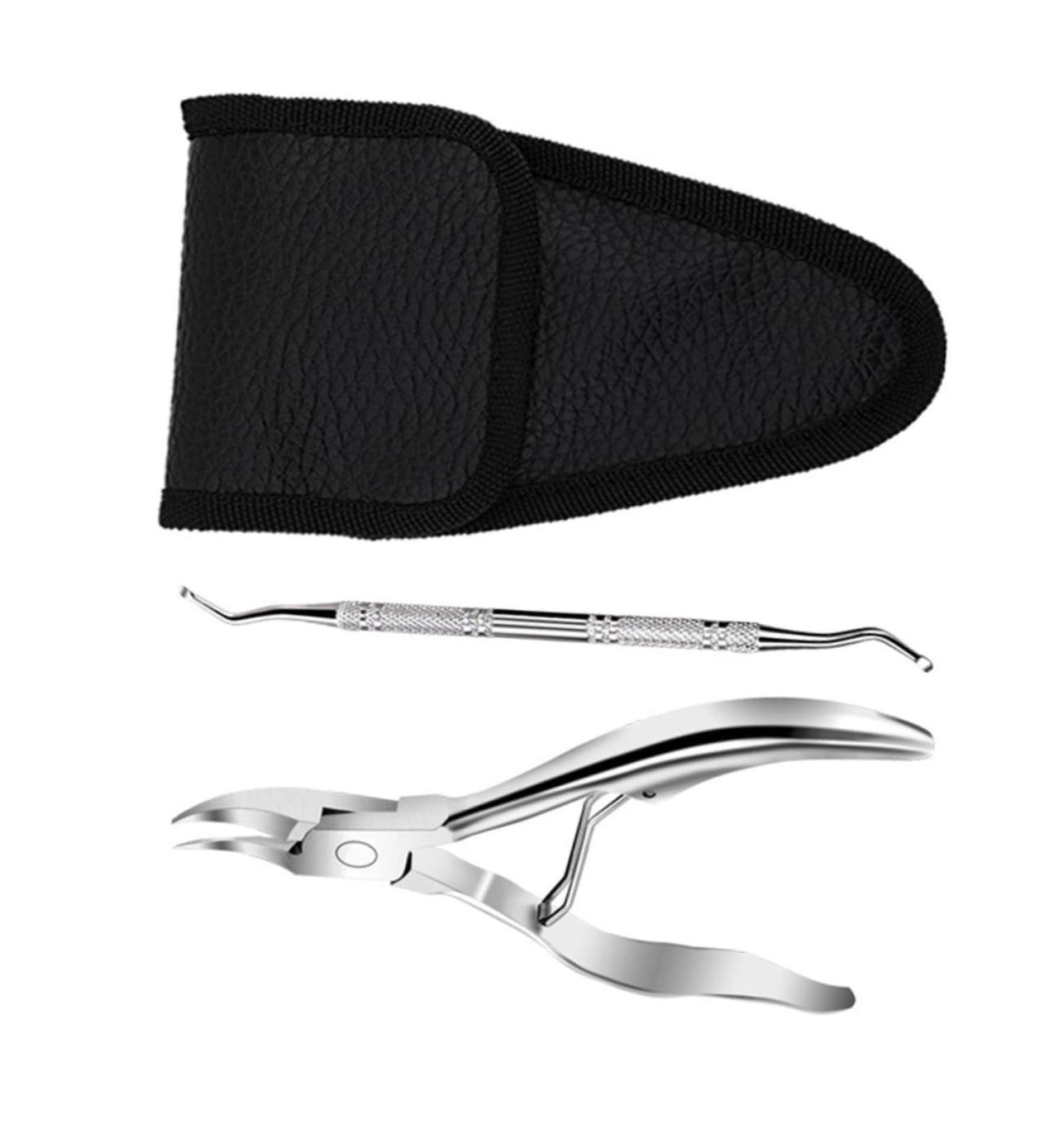 SOESFOUFU 1 Set Manicure 2-piece Set Nail Clippers Trimmer Pedicure Nail Scissors Cuticle Nippers Home Nail Pliers Pedicure Nursing Nail Trimmer Slicer Stainless Steel Double Head - Buy Online on GoSupps.com