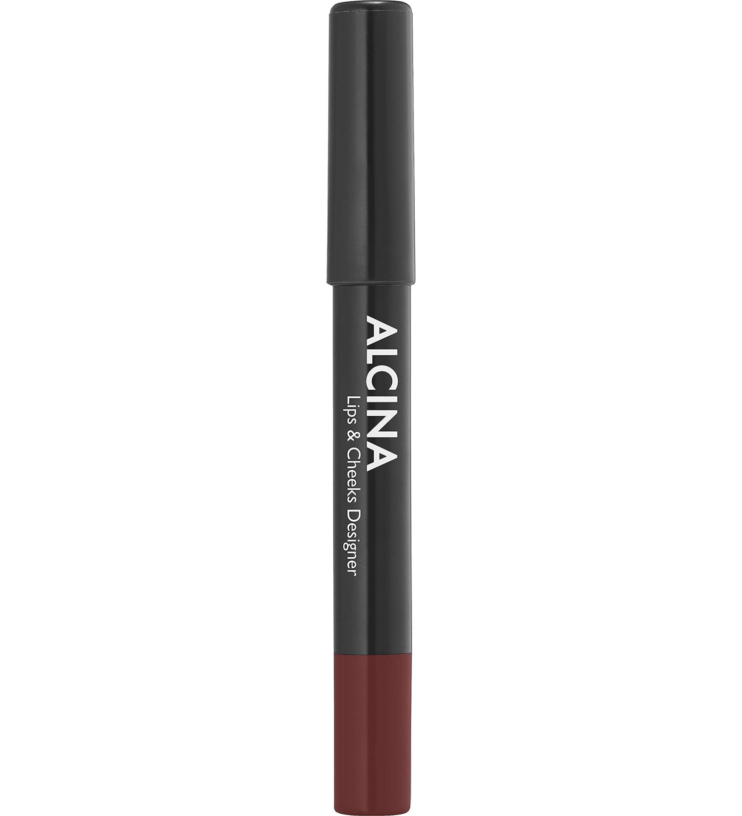 ALCINA Lips & Cheeks Designer Brown - Highly Pigmented 2-in-1 Lipstick & Rouge with Velvety Matte Finish - International Shipping Available - Buy Online on GoSupps.com