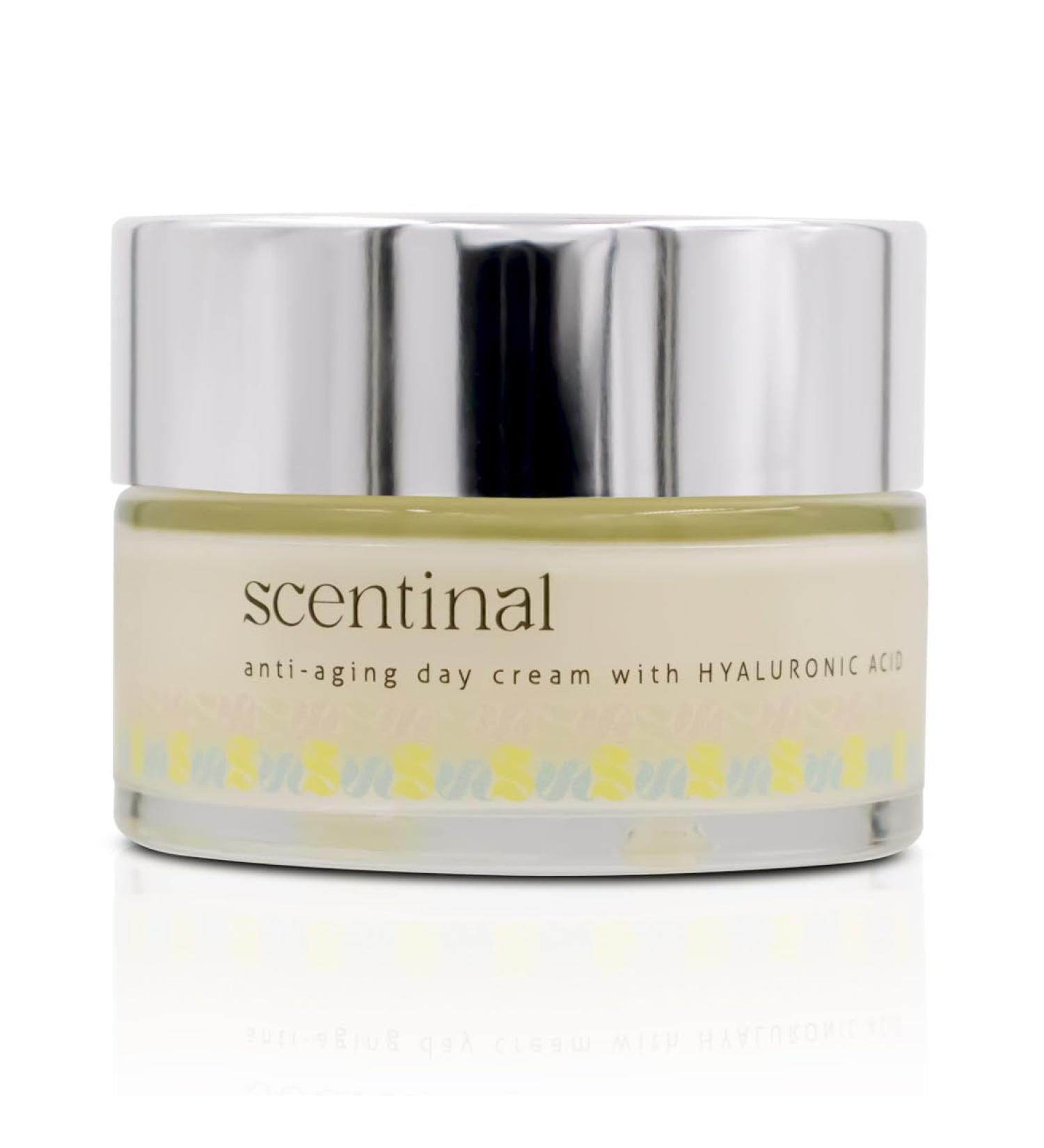 Scentinal Anti-Aging Day Cream with Hyaluronic Acid - Hydrating 50ml for Radiant Youthful Skin | International Shipping Available - Buy Online on GoSupps.com