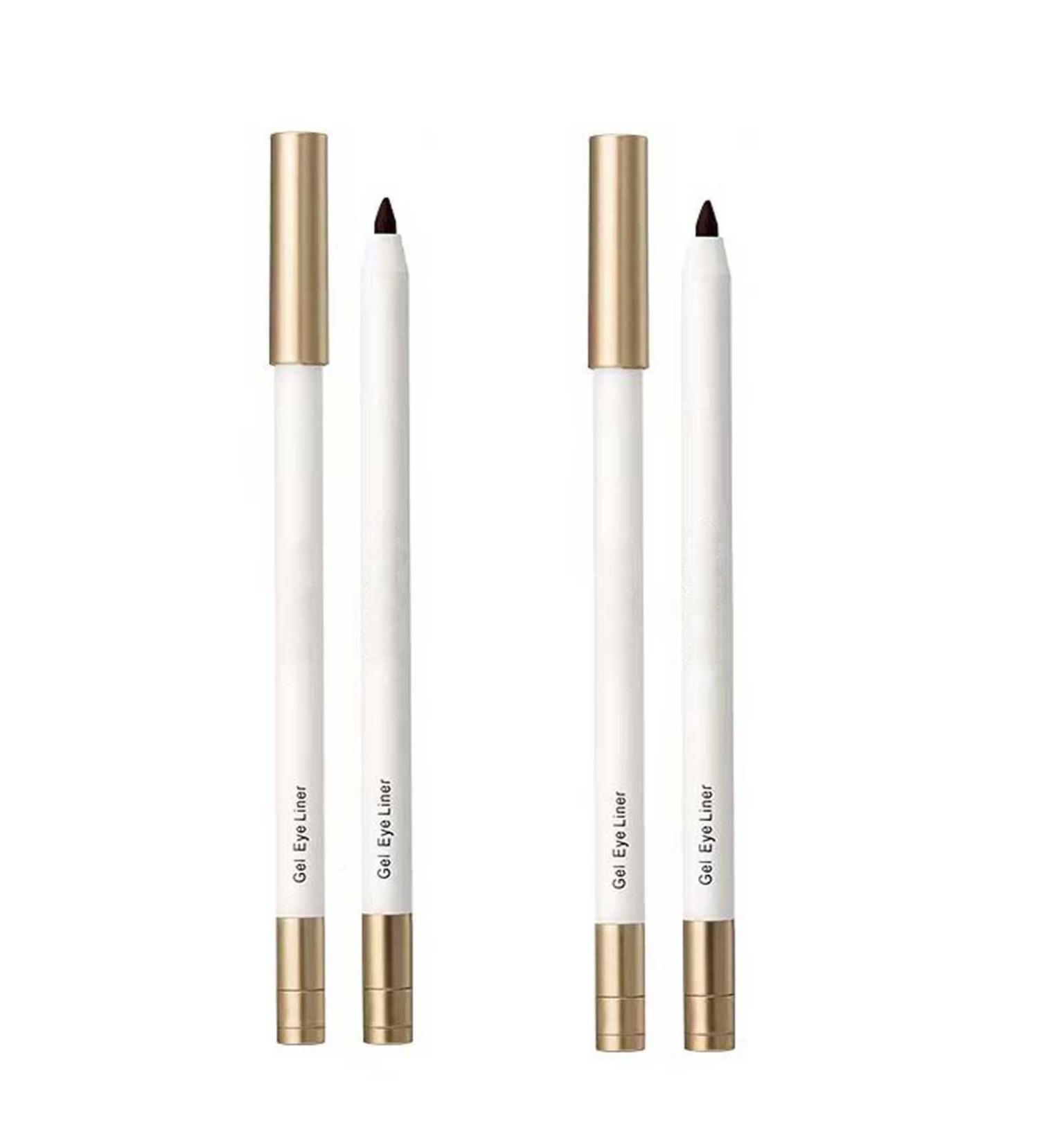 2024 neuer wischfester wasserfester Eyeliner schnell trocknender und langlebiger schweißfester Eyeliner ultrafeiner Pinsel-Eyeliner wasserfester und wischfester Eyeliner Brown+brown - Buy Online on GoSupps.com