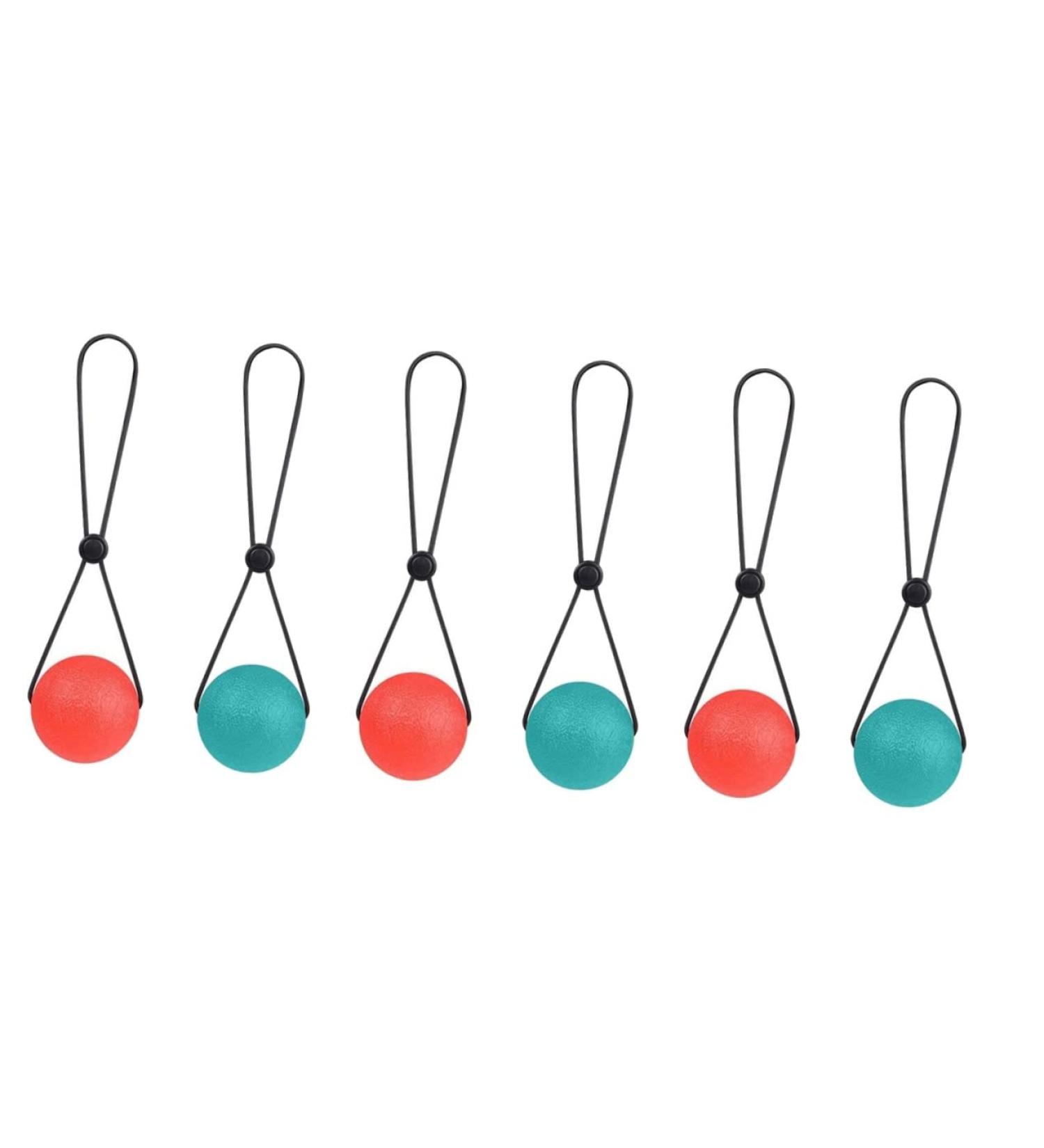 Healeved Finger Grip Balls - 6 Piece Hand Exercise & Stress Relief Balls for Adults | Improve Strength & Dexterity - Buy Online on GoSupps.com