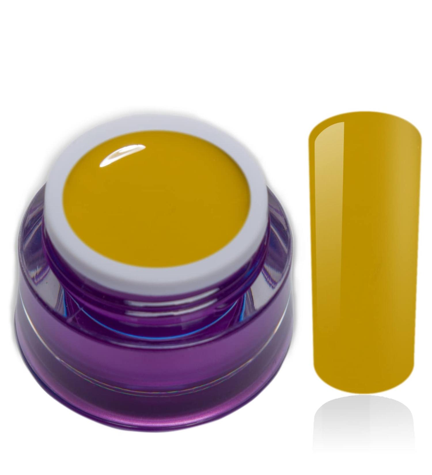 Color Gel Ochre Mustard Yellow - UV LED Nail Gel | Studio Quality 5ml | RM Beautynails - Buy Online on GoSupps.com