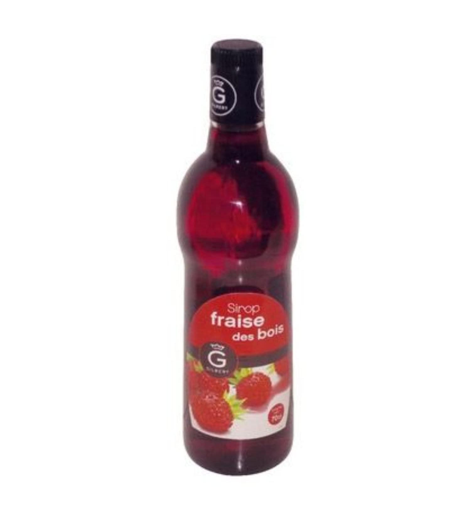GILBERT Syrup - Wild strawberry - 70cL