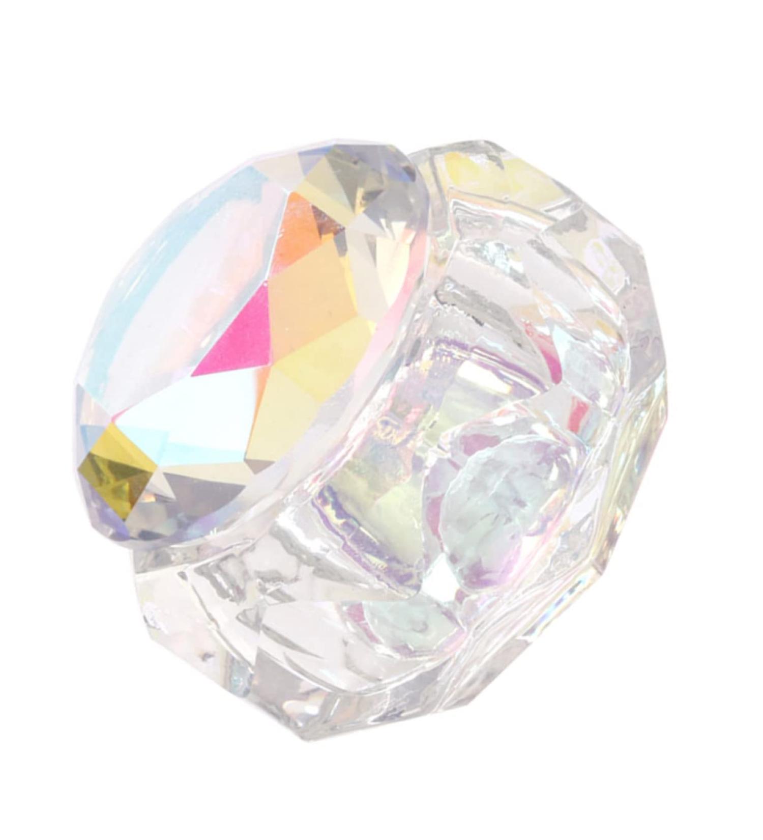 Healeved Crystal Glass Dappen Dishes for Acrylic Nail Sequin Storage Holder Glass Nails Cup Nail Crystal Bowl Plates Glass Votive Candle Holders Dappen Bowl Nail Cup Penholder Modeling Miss - Buy Online on GoSupps.com