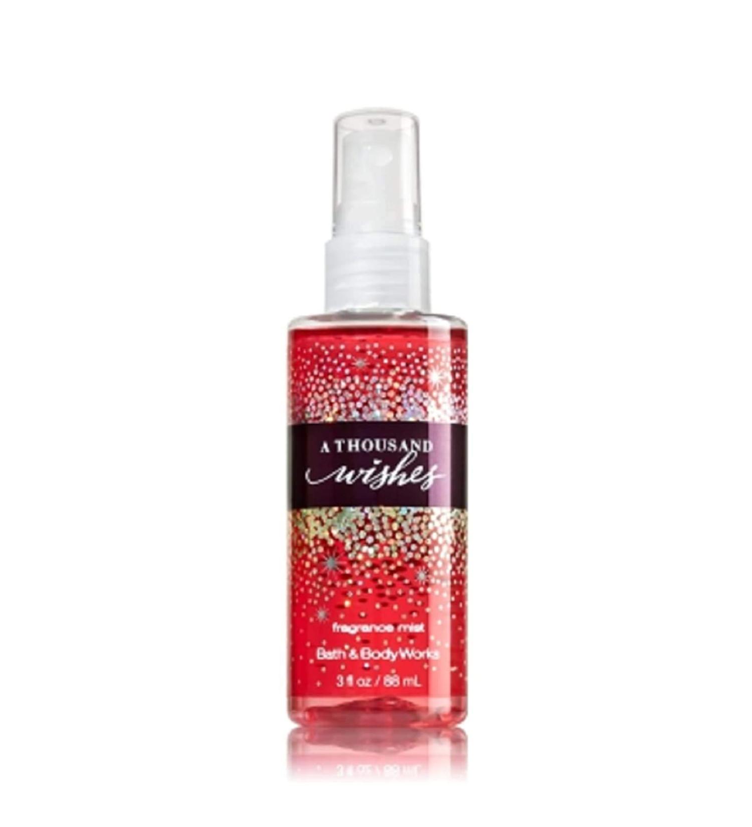 Bath and Body Works a Thousand Wishes Mini Fragrance Mist 3 Oz by Bath & Body Works Almond 3 Fl Oz (Pack of 1)