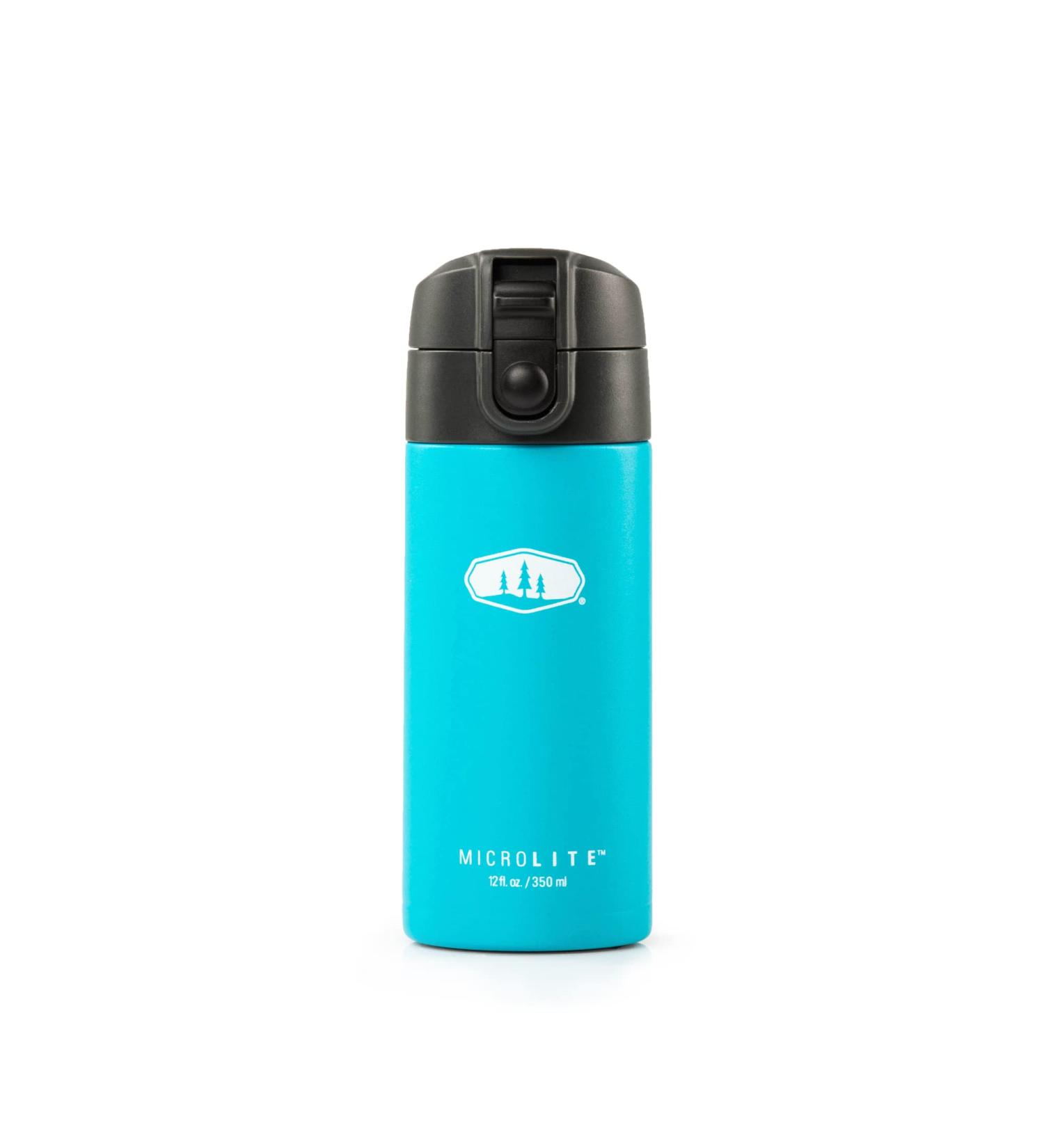 GSI Outdoors Microlite 350 FLIP Thermos - Sky Blue - 12 OZ | Adult Unisex | International Shipping Available - Buy Online on GoSupps.com