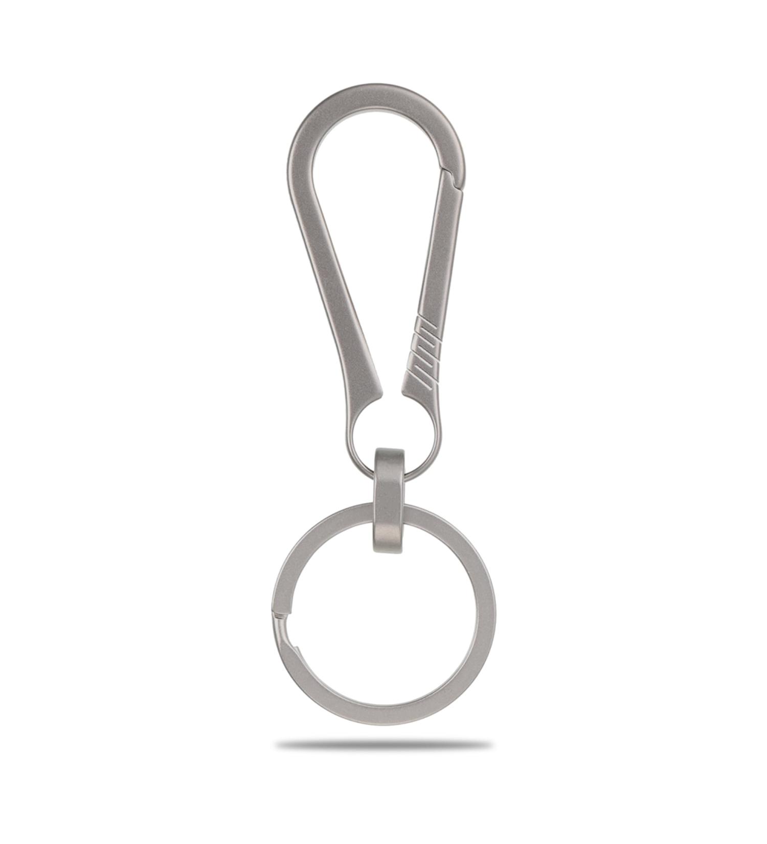 Premium Titanium Keyring Snap Hook | Strong Carabiner Key Holder | Upgraded Robust Design for Keys | International Shipping Available - Buy Online on GoSupps.com