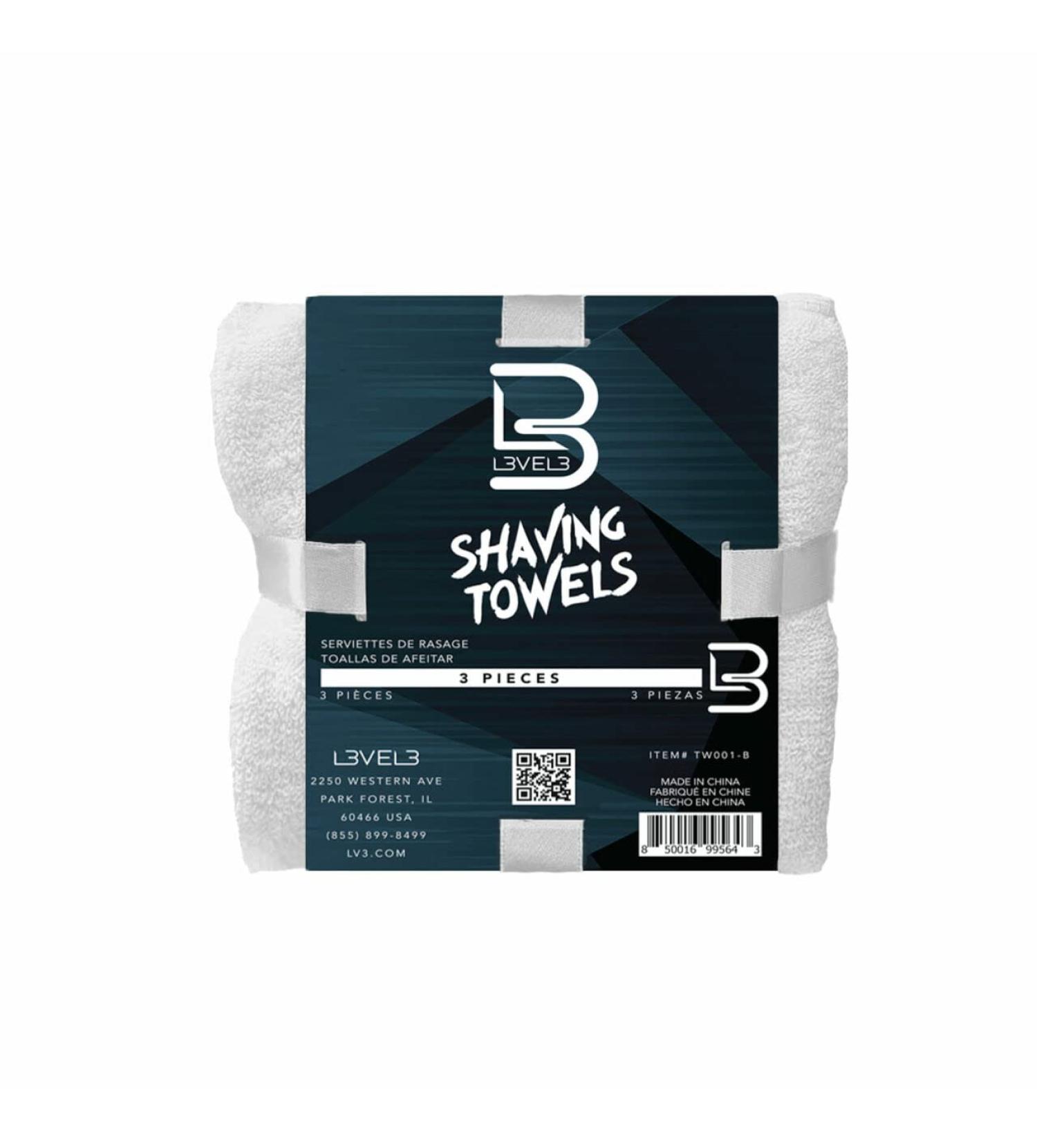 Level 3 Face Towels - White Cotton Cloth for Barbers & Salons - Soft, Light, Absorbent - Buy Online on GoSupps.com