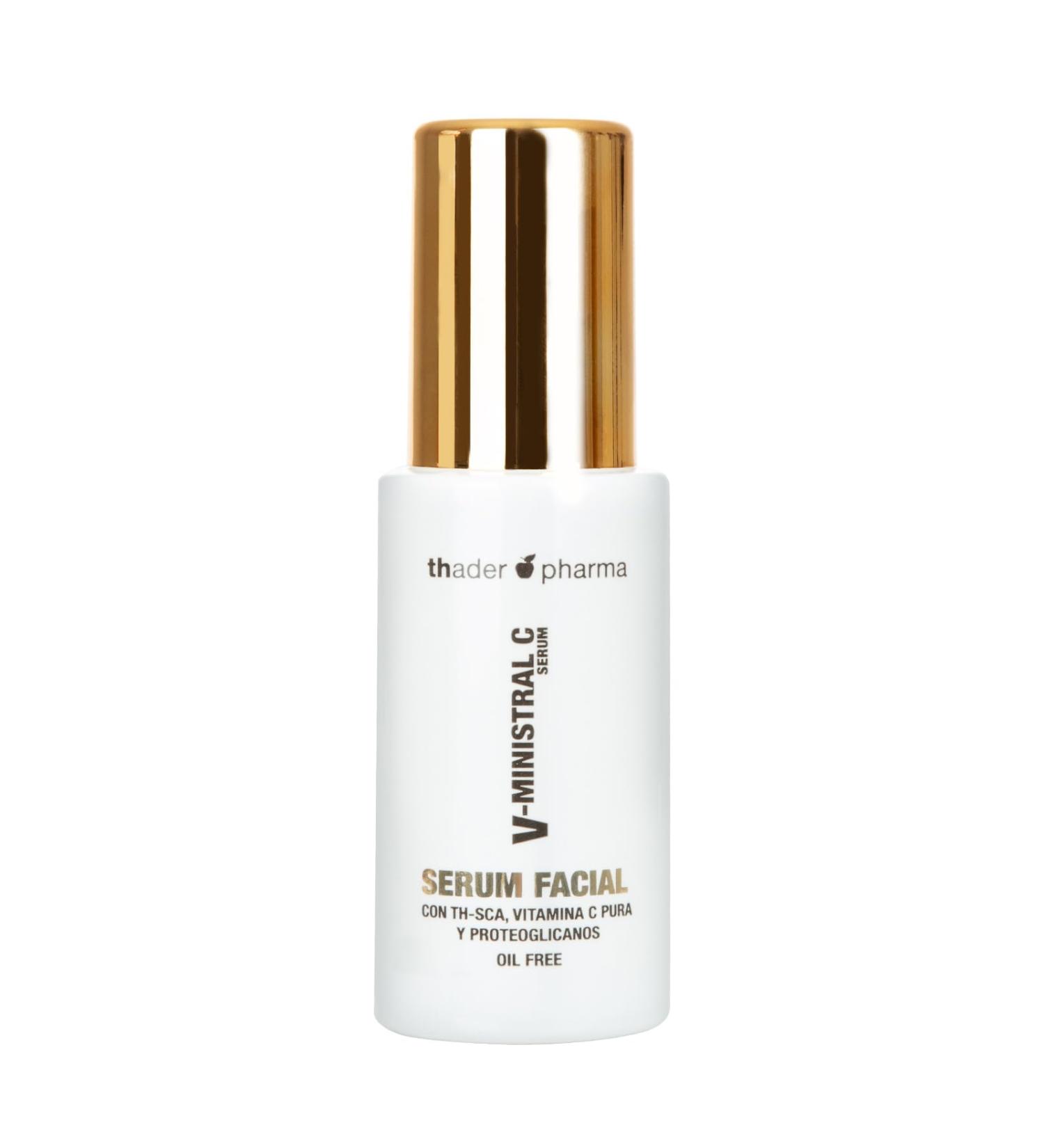 Thader Th Pharma V-Ministral C Face Serum with Powerful Active Ingredients 40 ml - Buy Online on GoSupps.com