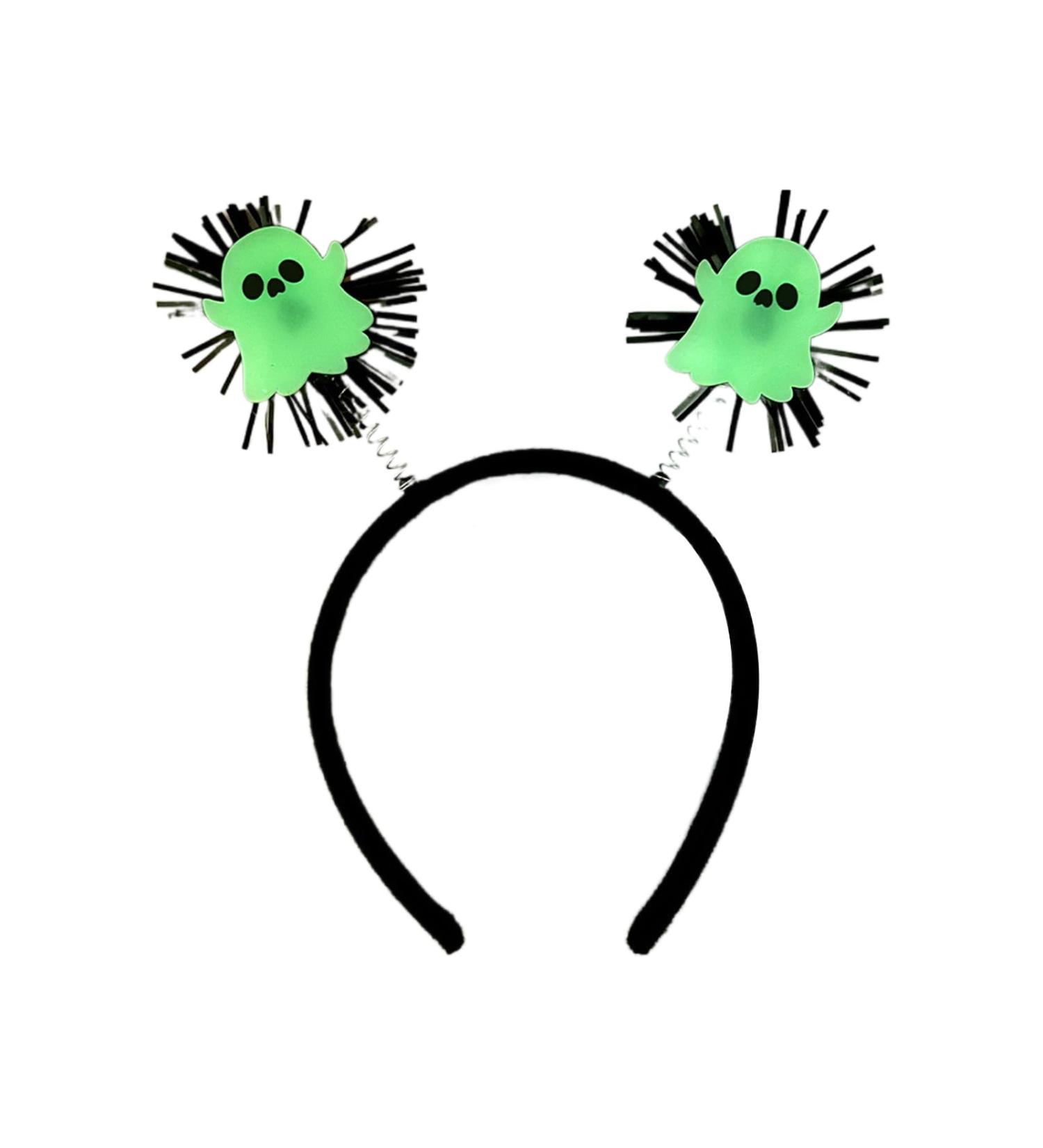amangul Glow in Dark Halloween Headbands Headwear Glow in Dark Hair Hoop for Halloween Headpiece Fancy Dress Party Supplies(Ghost) - Buy Online on GoSupps.com