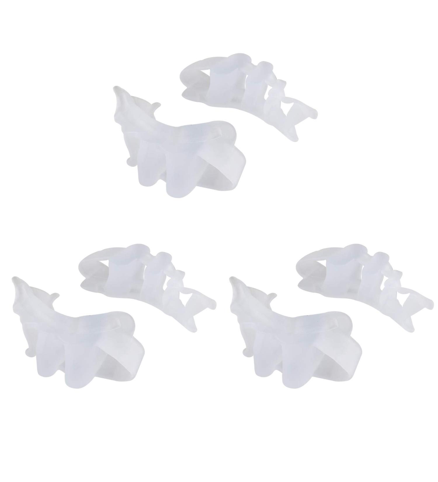Futheda 3 Pairs Toe Spreader - Silicone Toe Corrector & Separator for Overlapping Hammer Toes | Pain Relief Solution - Buy Online on GoSupps.com