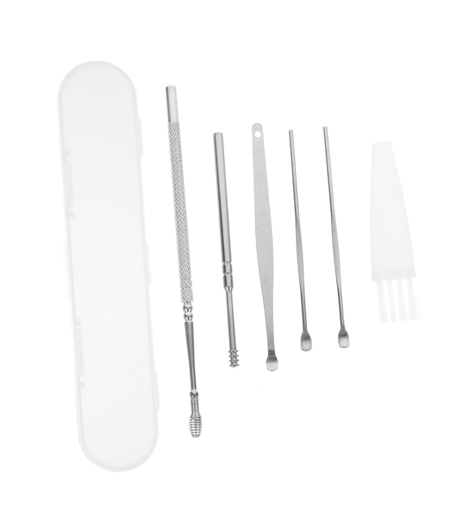 FOMIYES 4 Sets Ear Pick Tool - Stainless Steel Ear Cleaner & Wax Removal Kit for Kids & Adults - Effective Ear Wax Curette & Cleaning Spoon - Buy Online on GoSupps.com