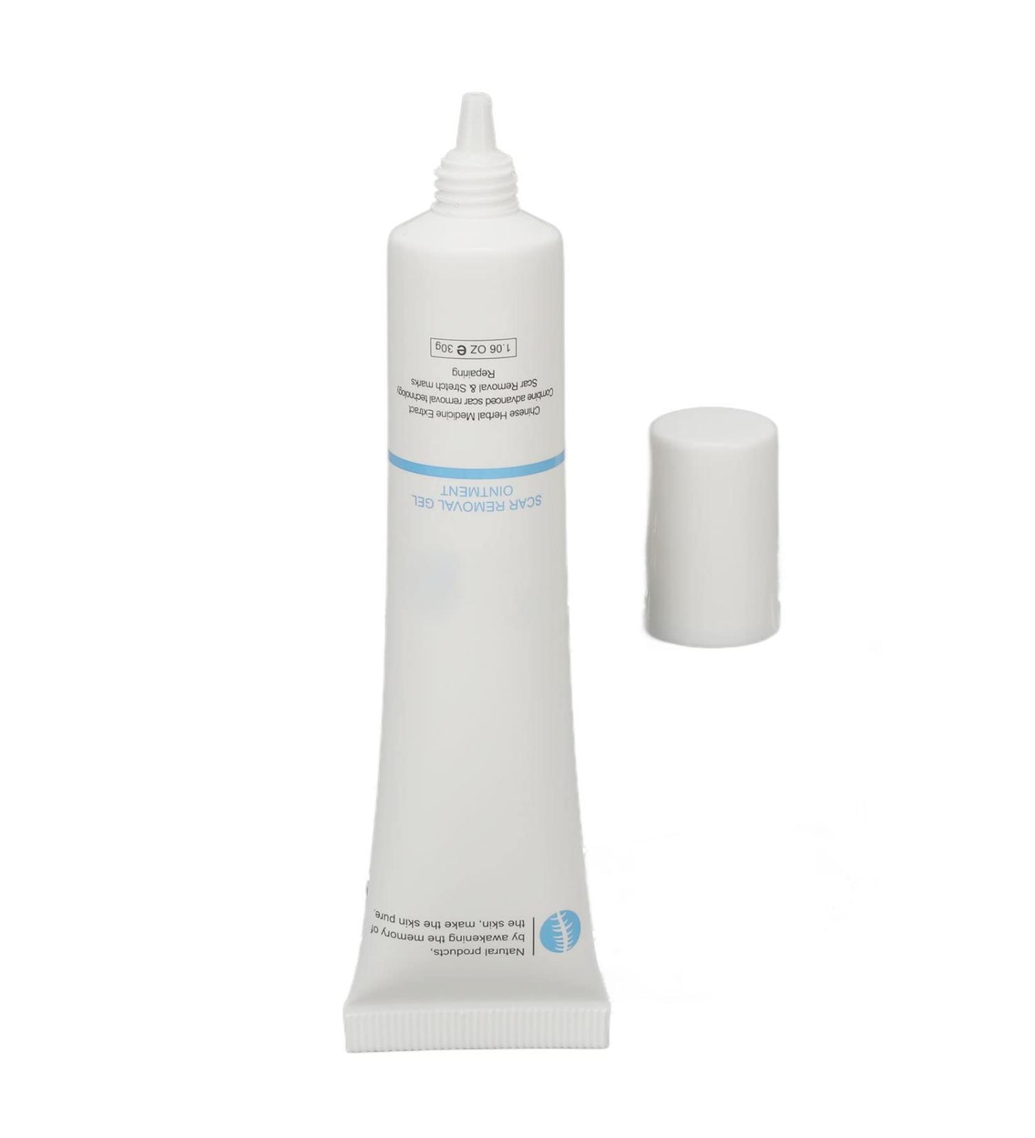 Scar Removal Ointment Gel - Herbal Cream for Old & New Scars, Stretch Marks, Surgery Injuries, Burns & Acne Treatment 1.1oz - Buy Online on GoSupps.com