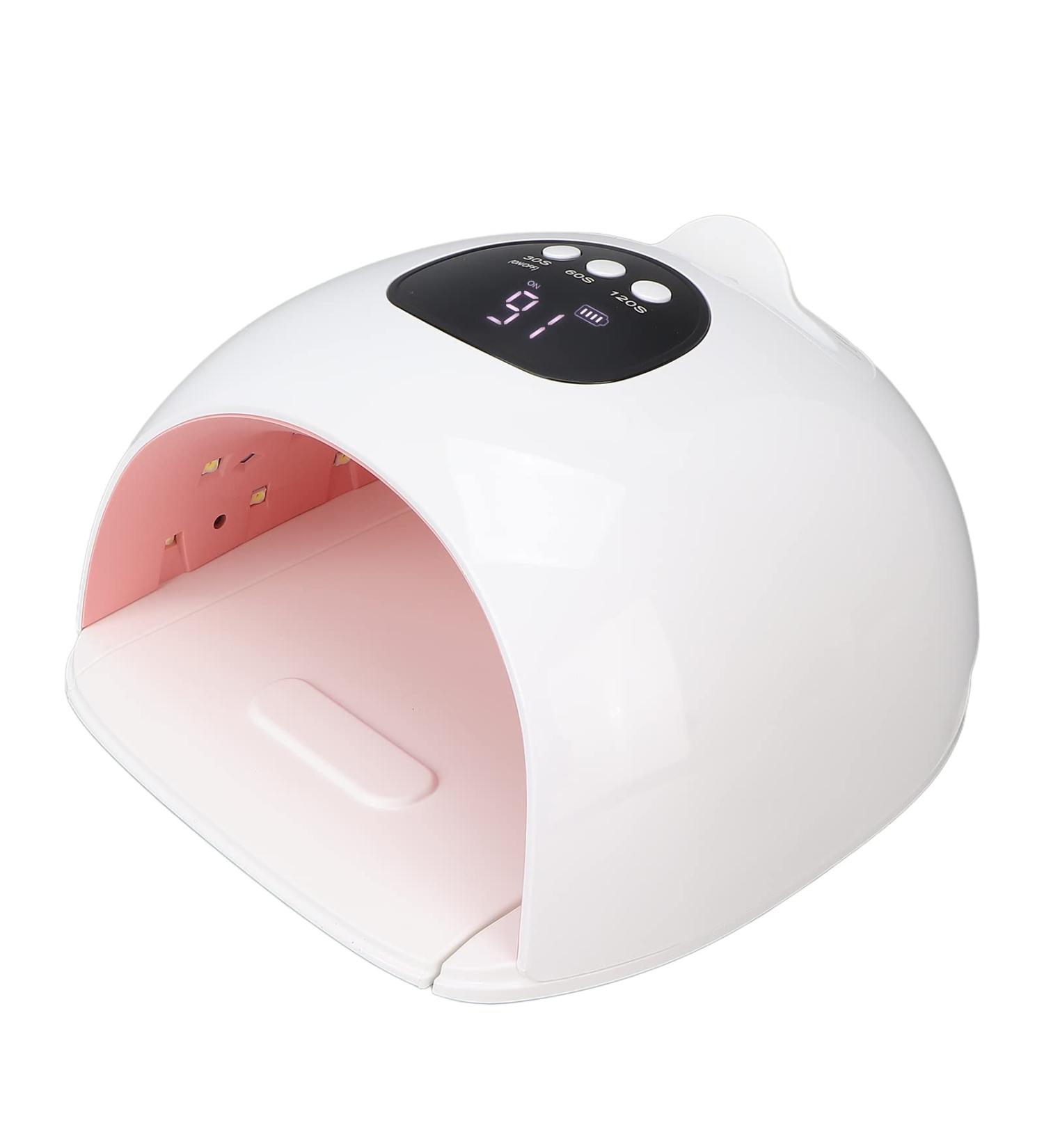 UV-LED Nail Lamp 72W | Fast-Drying Gel Nail Polish Dryer with 36 Light Chips & 3 Time Settings | Professional Nail Art Tool (EU) - Buy Online on GoSupps.com