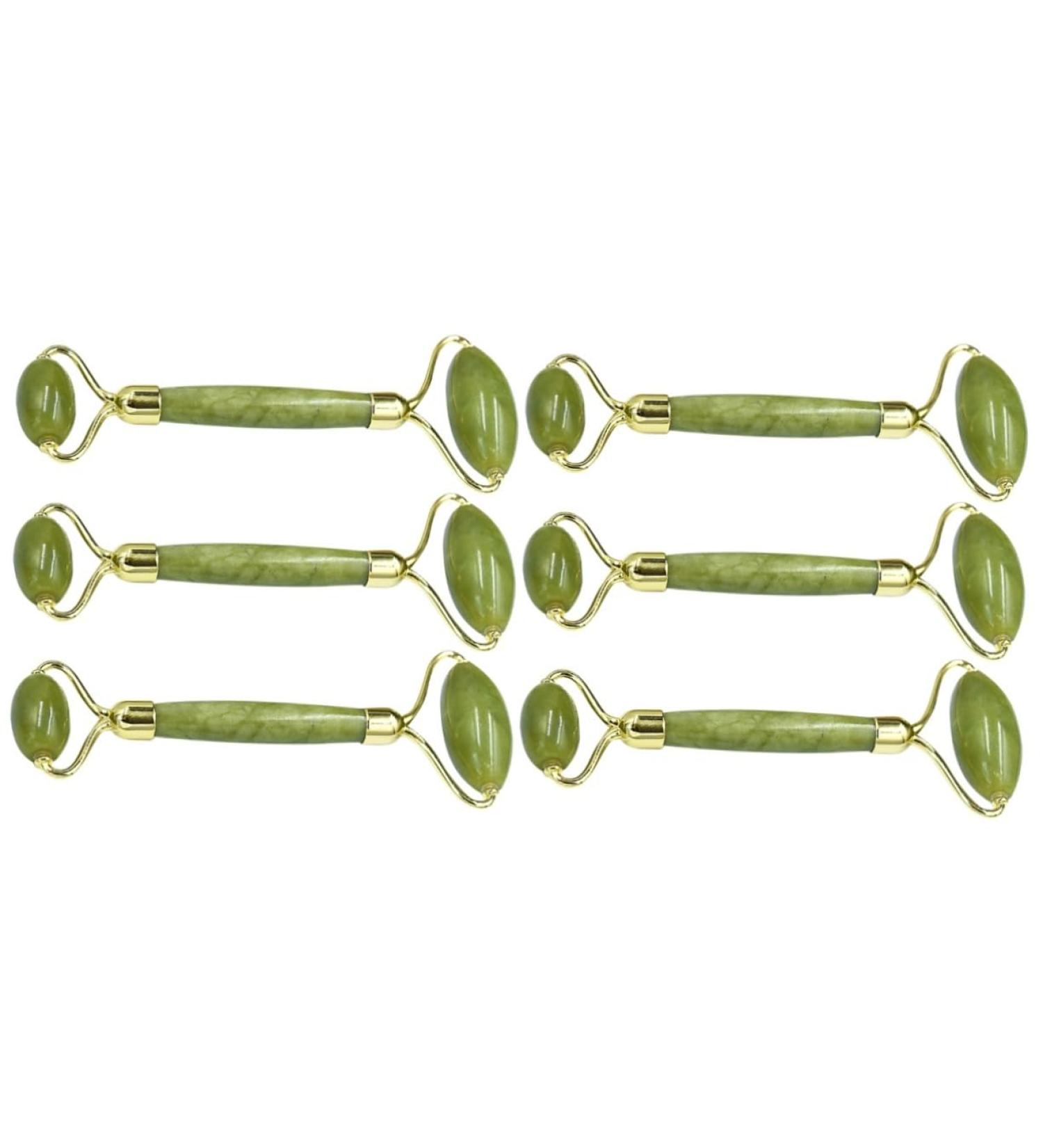 FRCOLOR 6 Pcs Facial Massage Gua Sha Set - Anti-Wrinkle Neck Roller & Scraping Stones for Enhanced Beauty | International Shipping - Buy Online on GoSupps.com