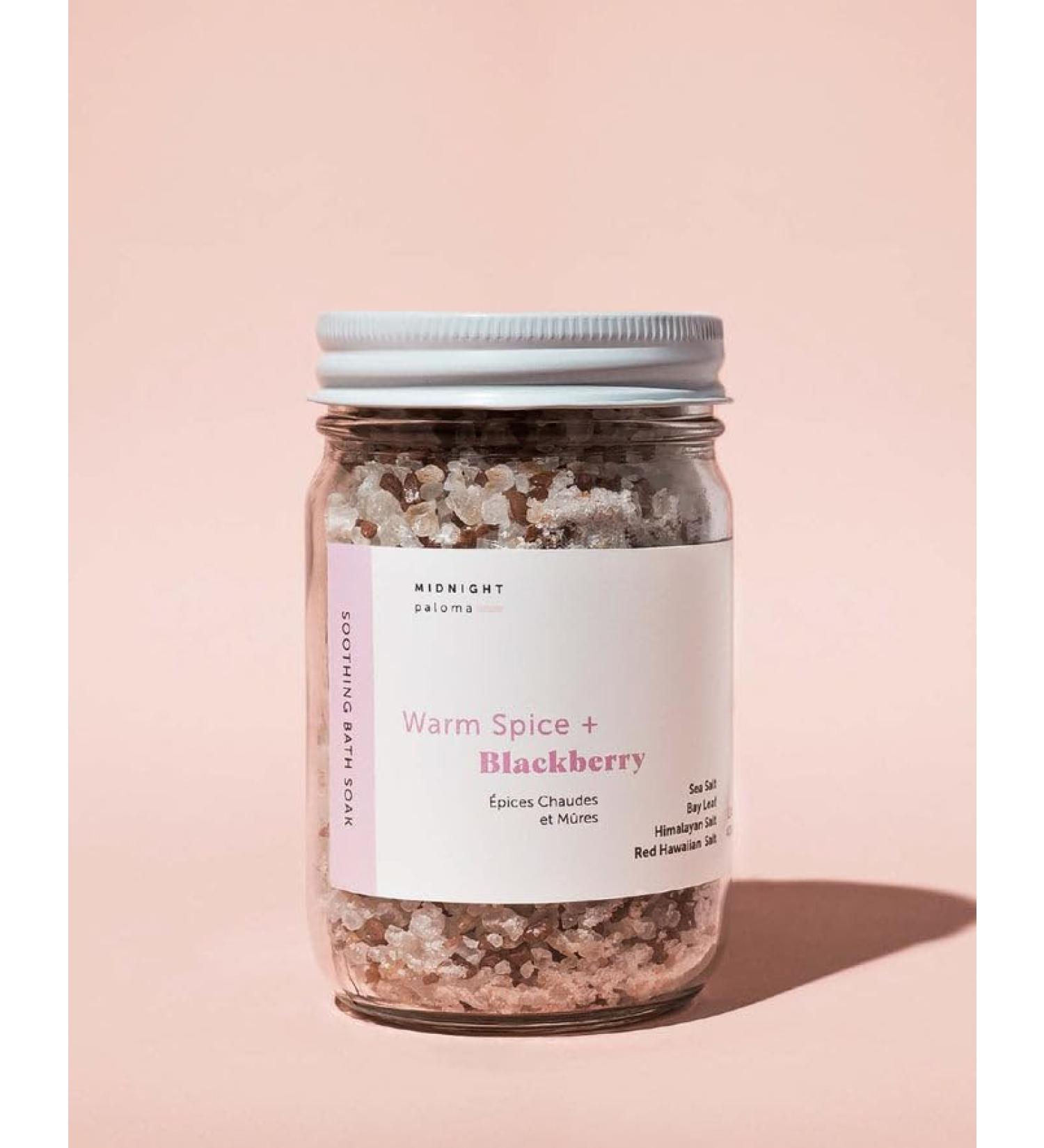 Warm Spice + BlackBerry Bath Soak 12oz | Luxurious Aromatic Relaxation | International Shipping Available - Buy Online on GoSupps.com