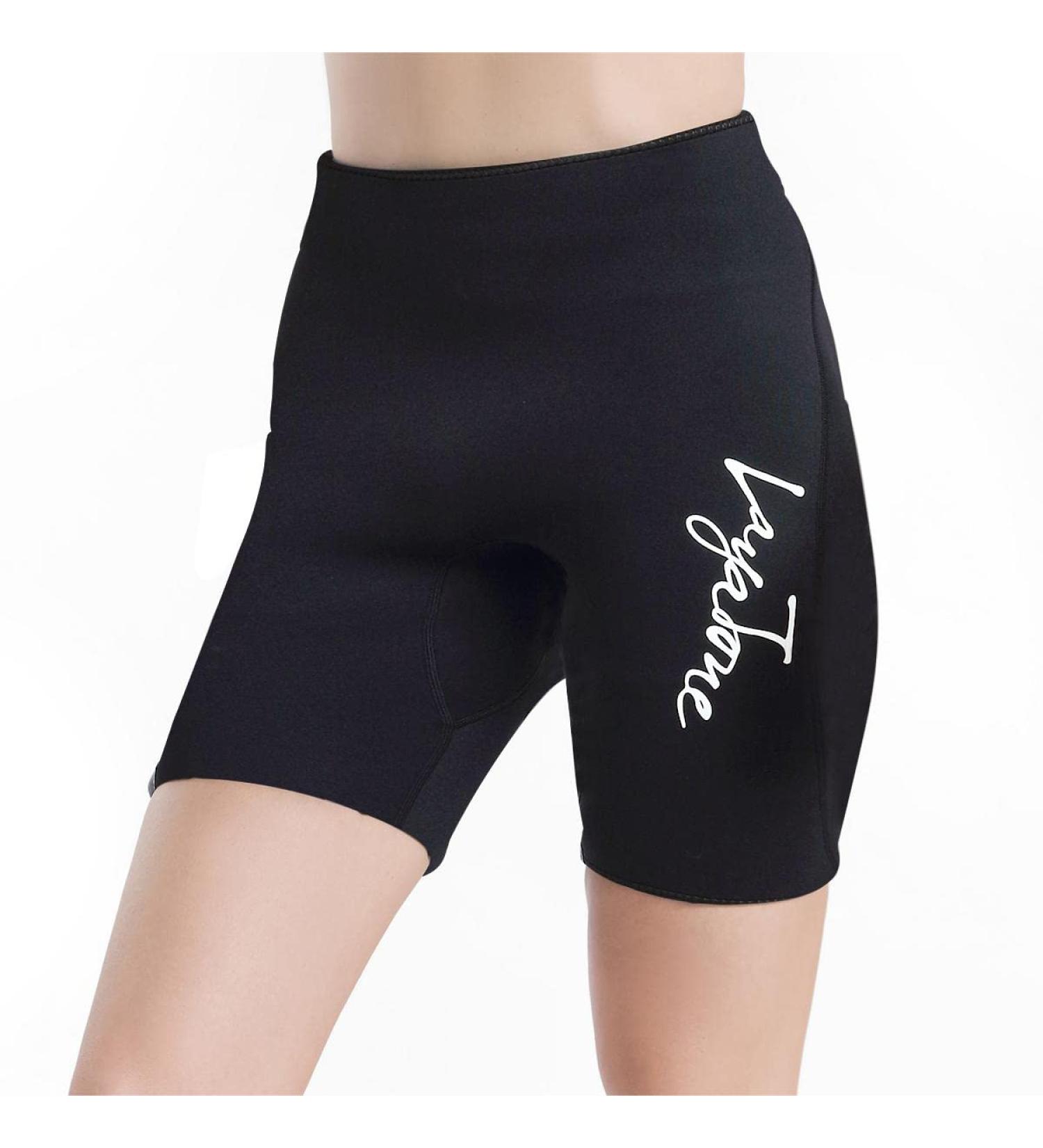 LayaTone 3/2mm Neoprene Shorty Wetsuit for Men & Women - Black Medium | Ideal for Scuba Diving, Surfing & Canoeing - Buy Online on GoSupps.com