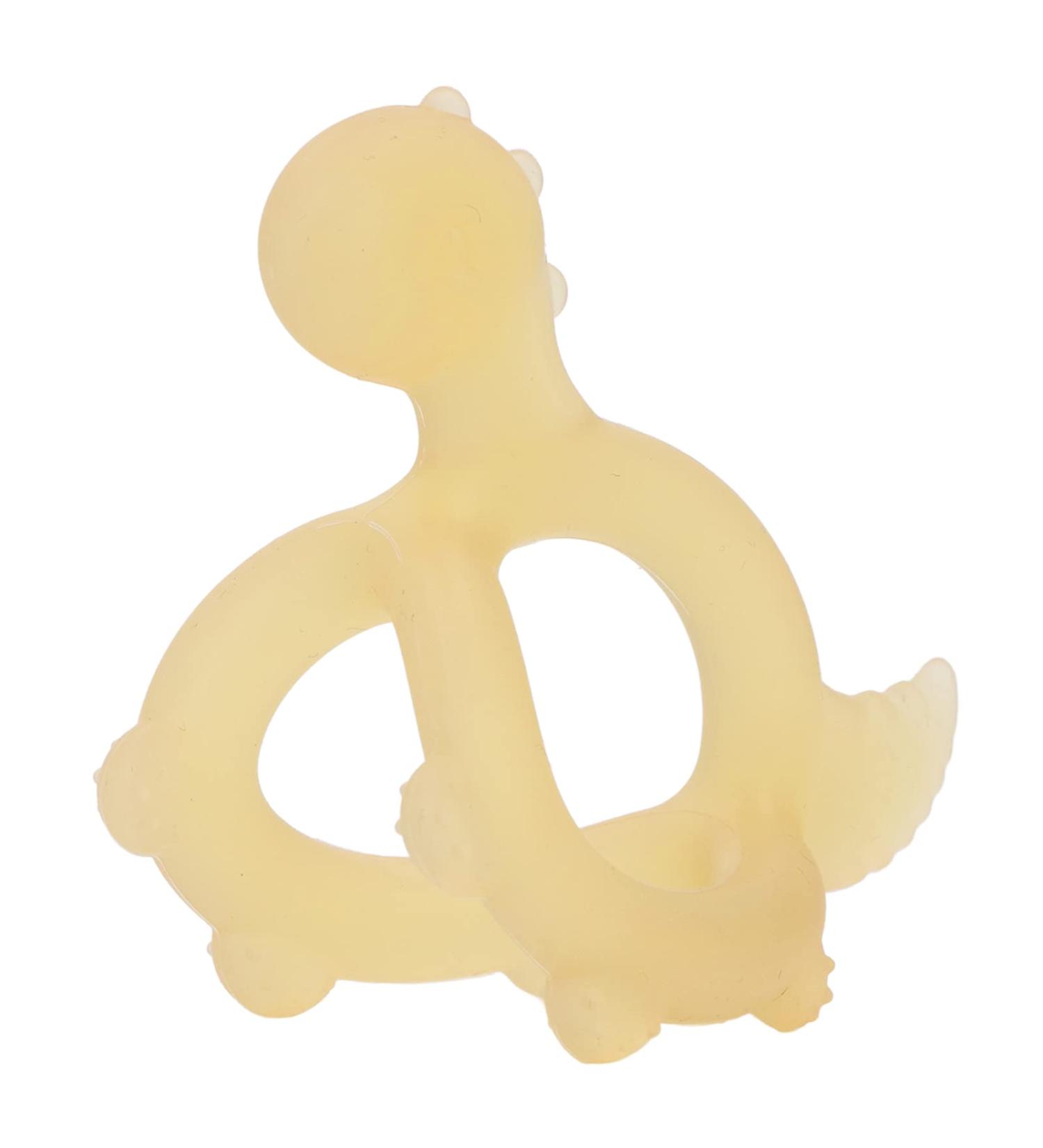 3D Silicone Dinosaur Baby Teething Toy for Newborns with Nano Silver - Safe and Soothing - Buy Online on GoSupps.com