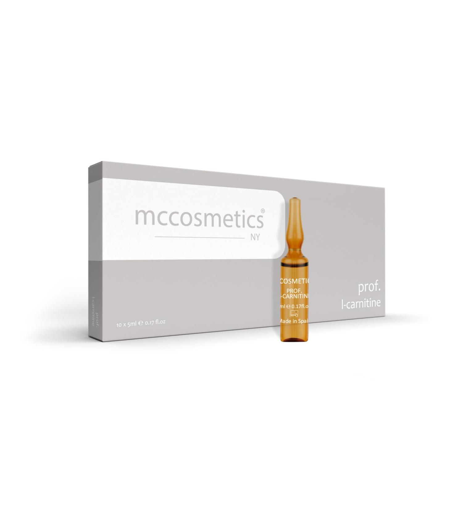 NY | Prof. L-Carnitine | Carnitine 20% | 10 x 5ml ampoules | Made in Spain