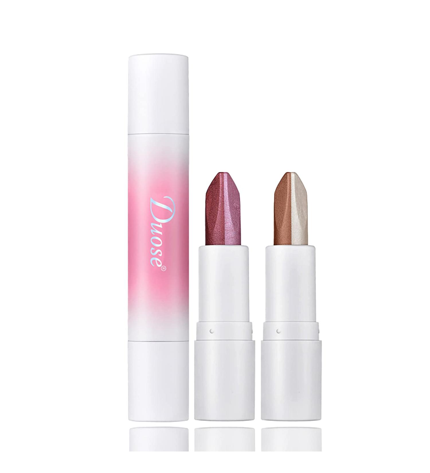 Buy Hirock 6 Two-Tone Eyeshadow Pen - Glitter Long-Lasting Cream Stick for Smoky Makeup & Color Gradient (01) - Buy Online on GoSupps.com