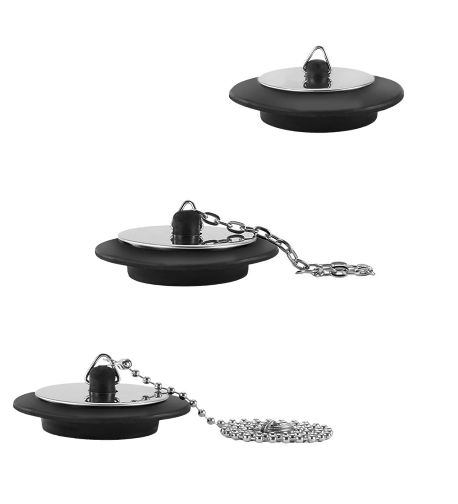 Upgrades Sink Stoppers Set Rubber Drain Plugs with Hand Hook Simple Installation Suitable for Kitchen & Bathroom Sinks 5cm sets - Buy Online on GoSupps.com