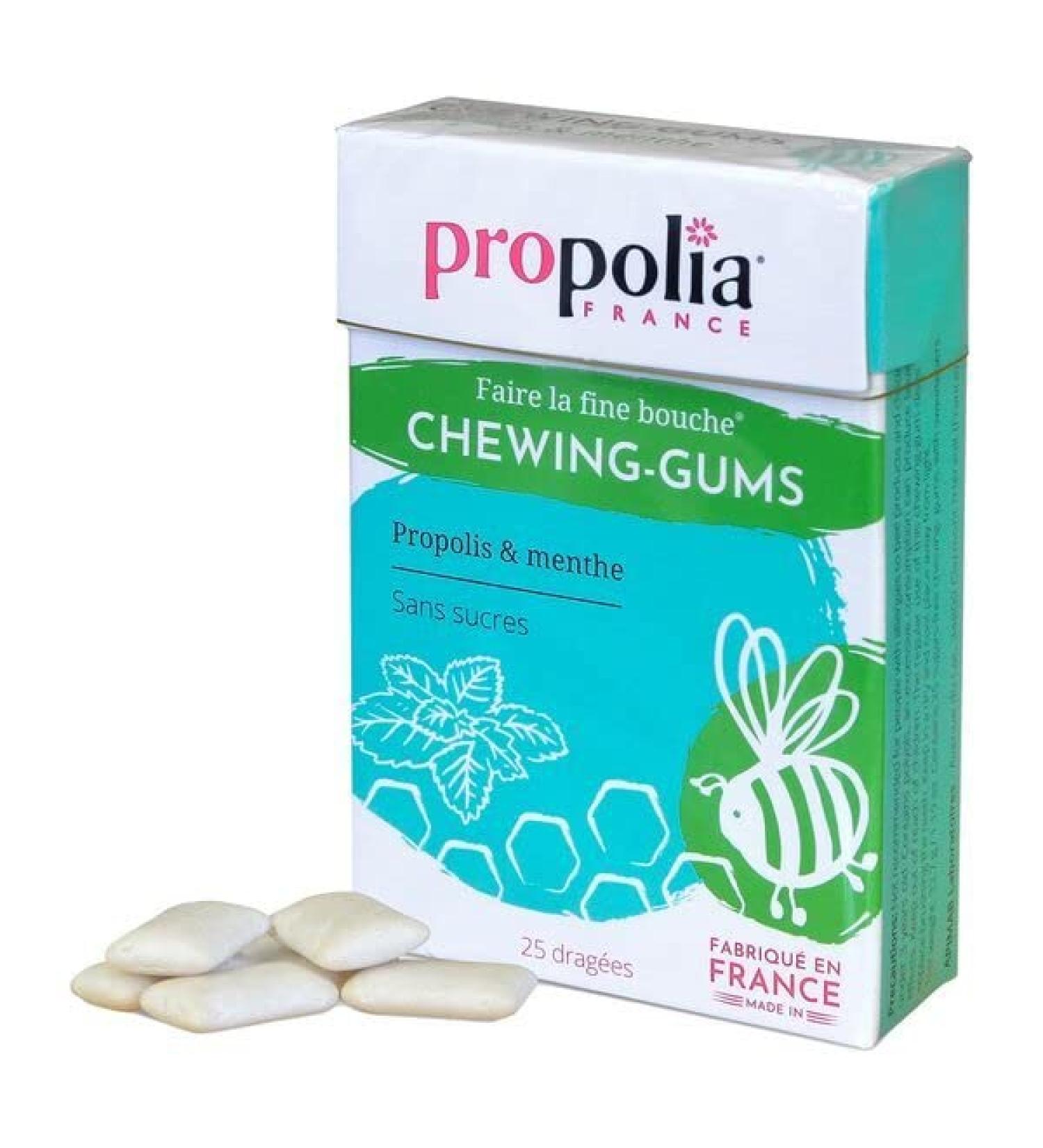 CHEWING GUM PROPOLIS MINT AND XYLITOL X 25 DRAGEES PROPOLIA UNIT - Buy Online on GoSupps.com