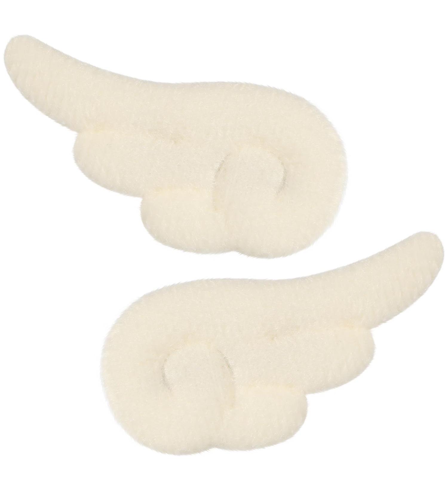 SOLUSTRE 1 Pair Angel Wings Hair Clips Plush Cute Hair Barrettes Christmas Hair Accessories for Girls Women (White) - Buy Online on GoSupps.com