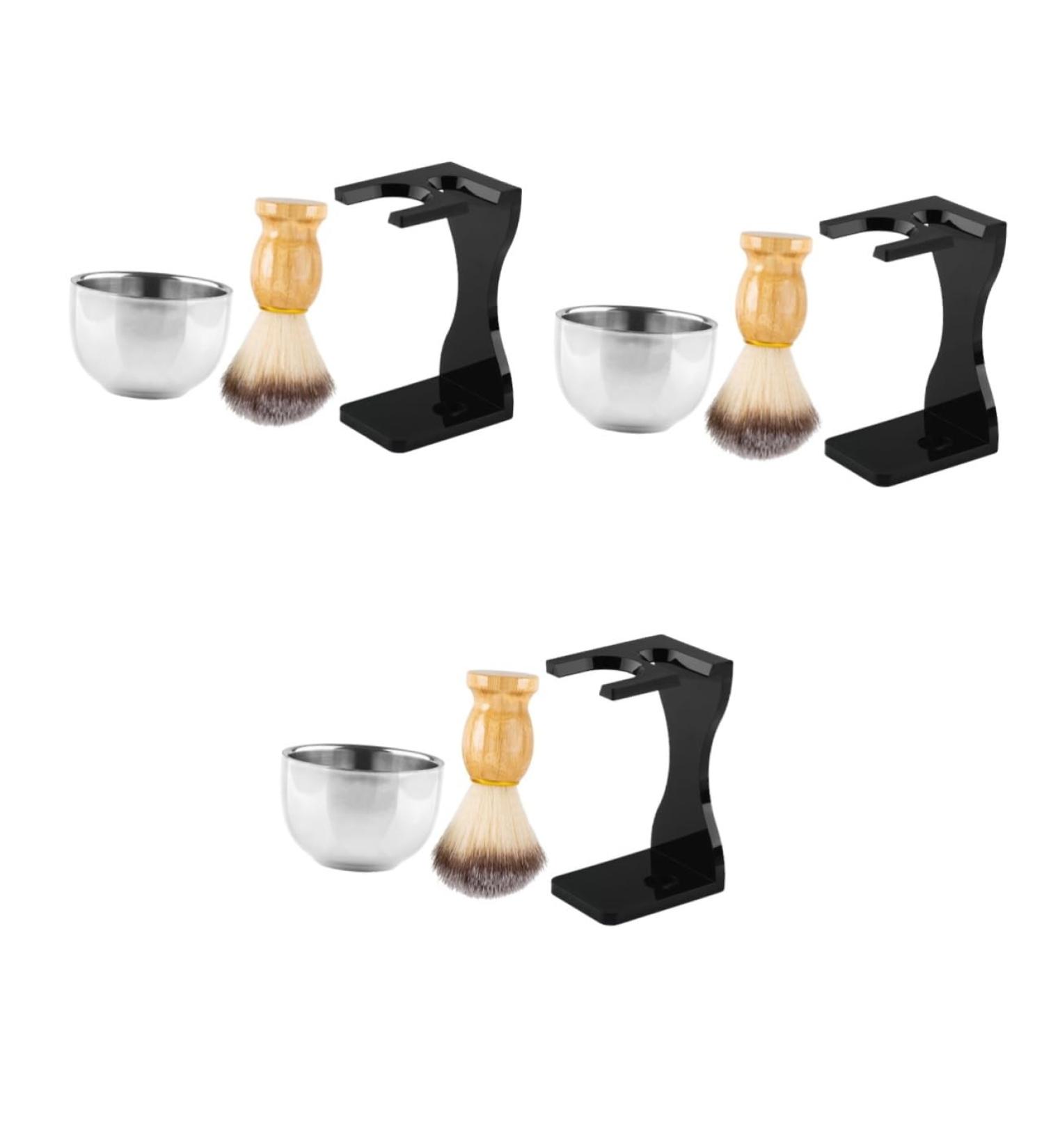 Minkissy Men's Shaving Set - 3 Razor Suits Razor Oil & Portable Cup | Premium Grooming Supplies - Buy Online on GoSupps.com