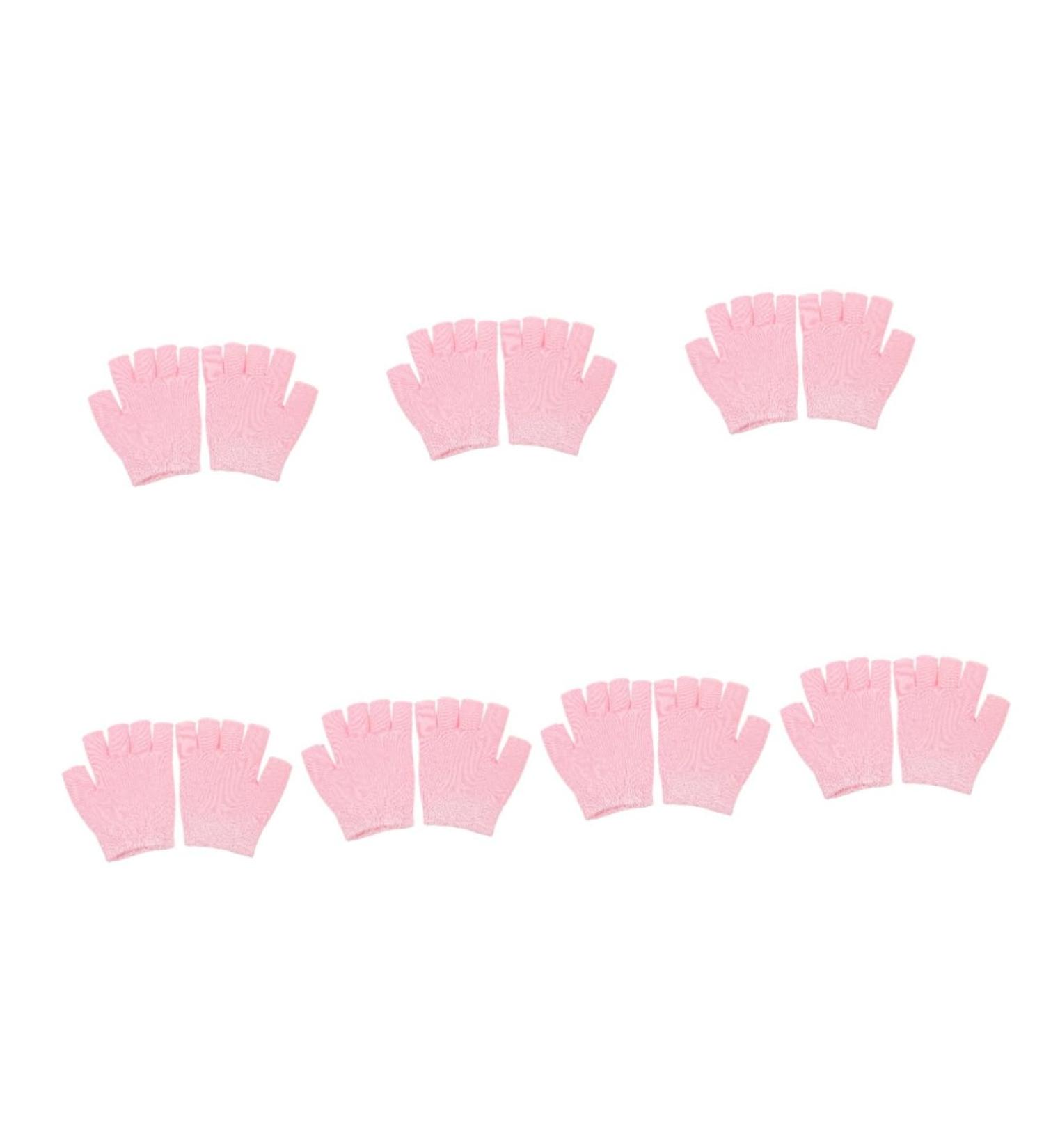 FRCOLOR 7 Pairs Gel Moisturizing Gloves Heated Mittens Women Gloves Hand Moisturizing Gloves Moisturizing Gloves for Half Finger Gloves Soft Dry Hands Hand Gloves Women's Knitting Cosmetic - Buy Online on GoSupps.com