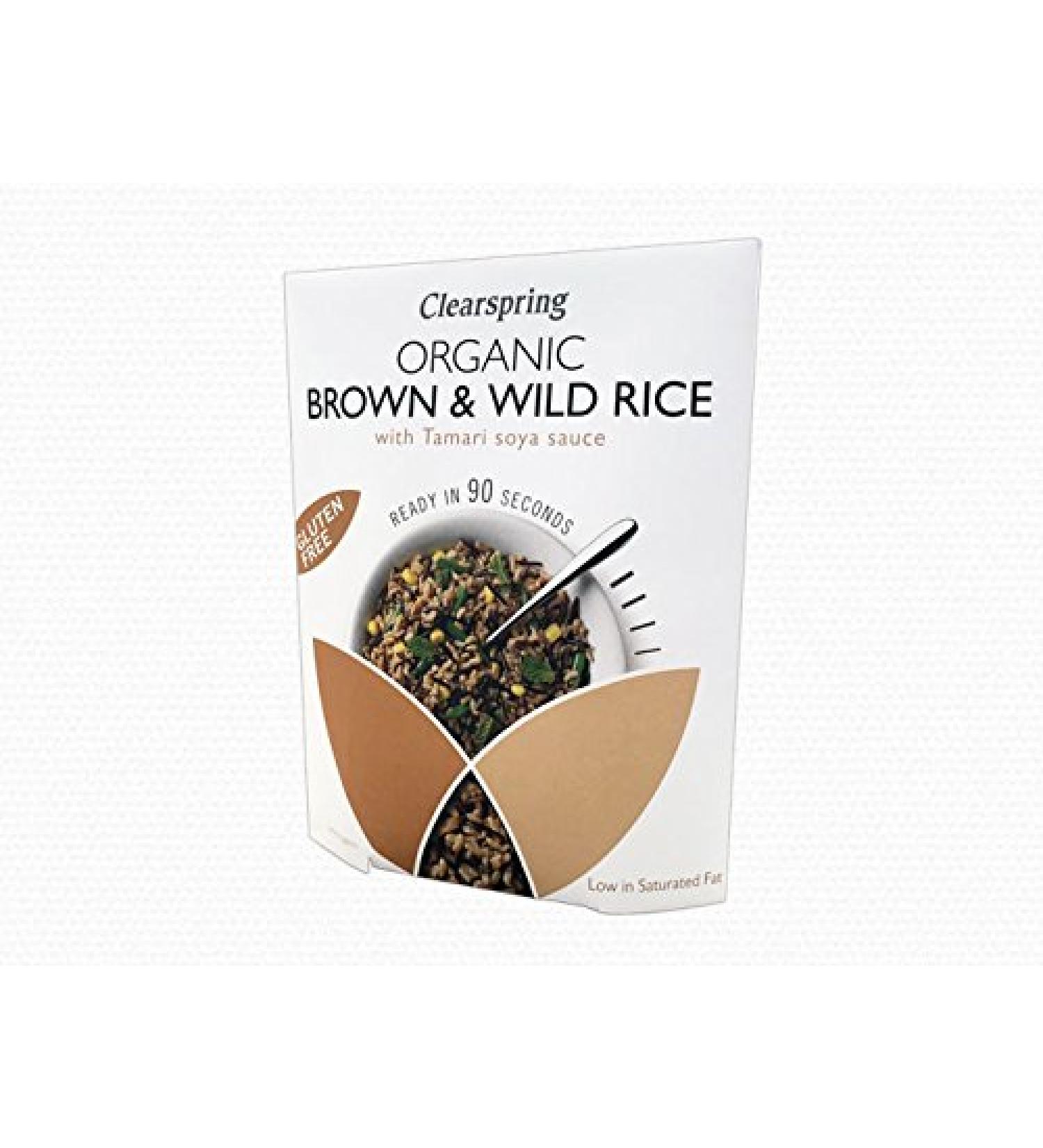 Clearspring 90 Second Brown Rice with Tamari 250g
