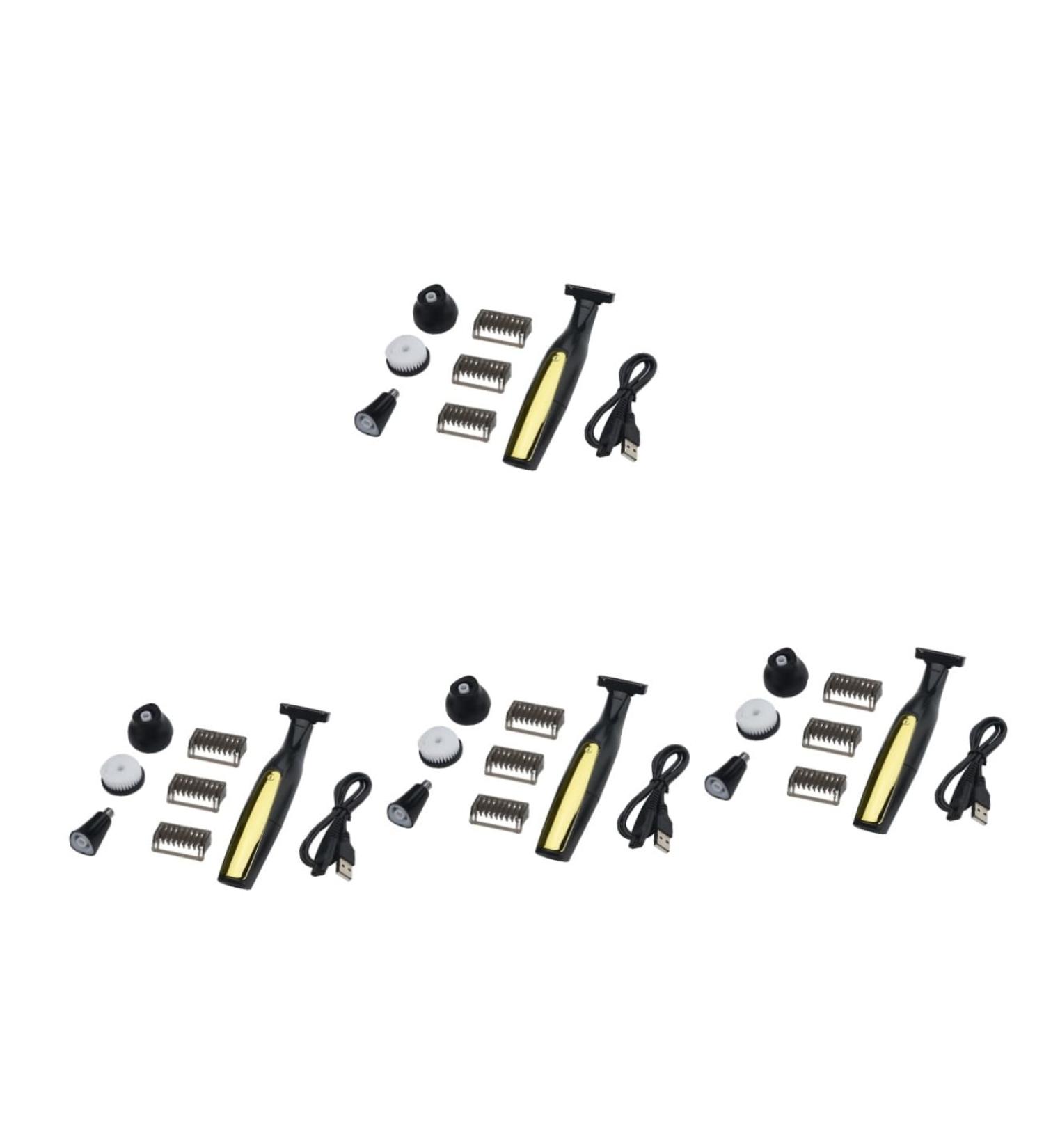 Buy 4 Sets Electric Nose Hair Trimmer & Multi-Functional Shaver for Men | Best Grooming Tool for Precision Trimming - Buy Online on GoSupps.com