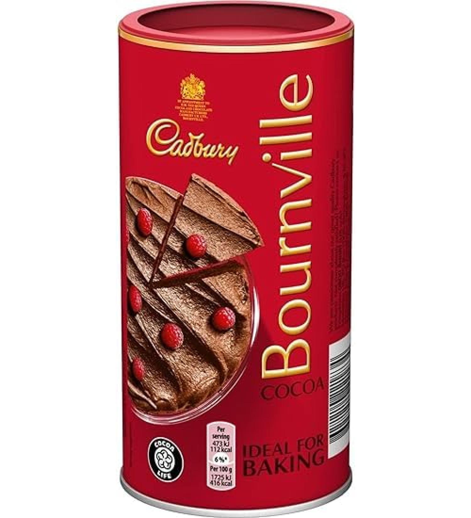 Cadbury Bournville Cocoa Ideal for Baking & Hot Chocolate 250g (4 Pack)
